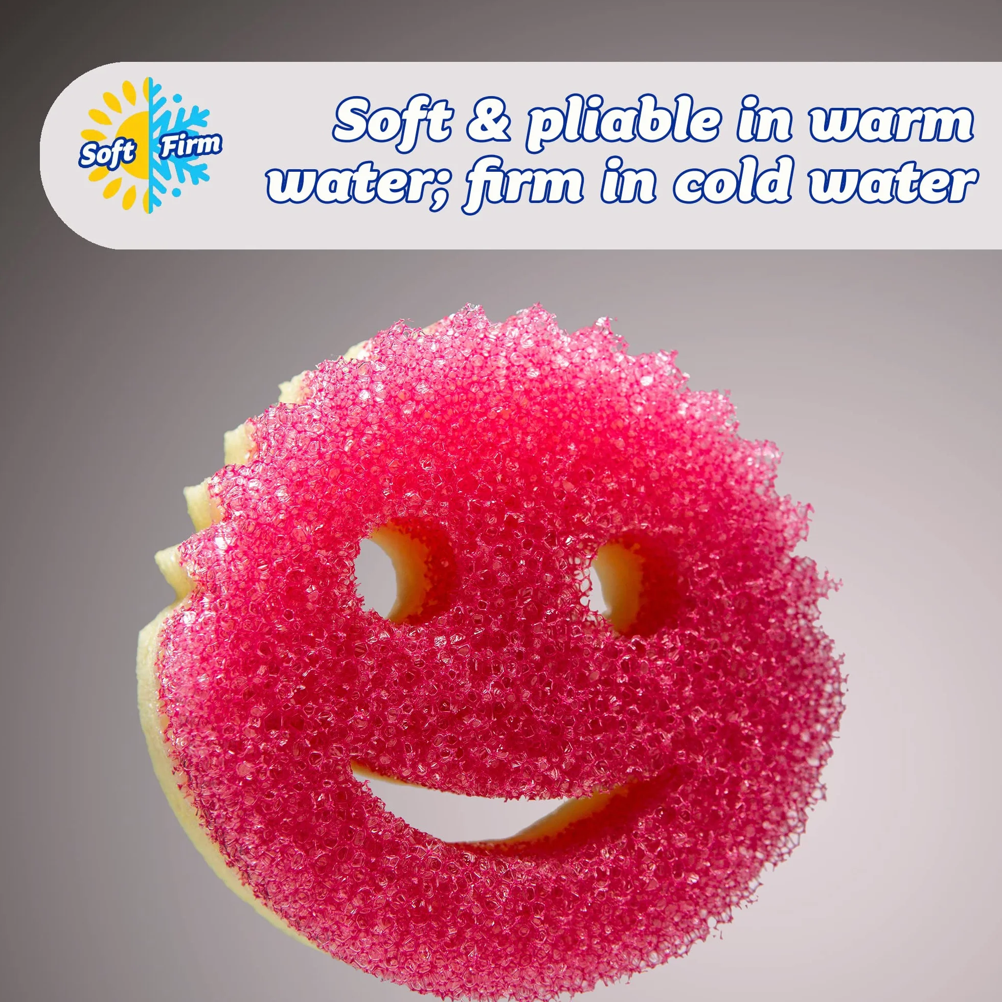 Scrub Daddy Scrub Mommy Gąbki do Czyszczenia Różowy 2 sztuki