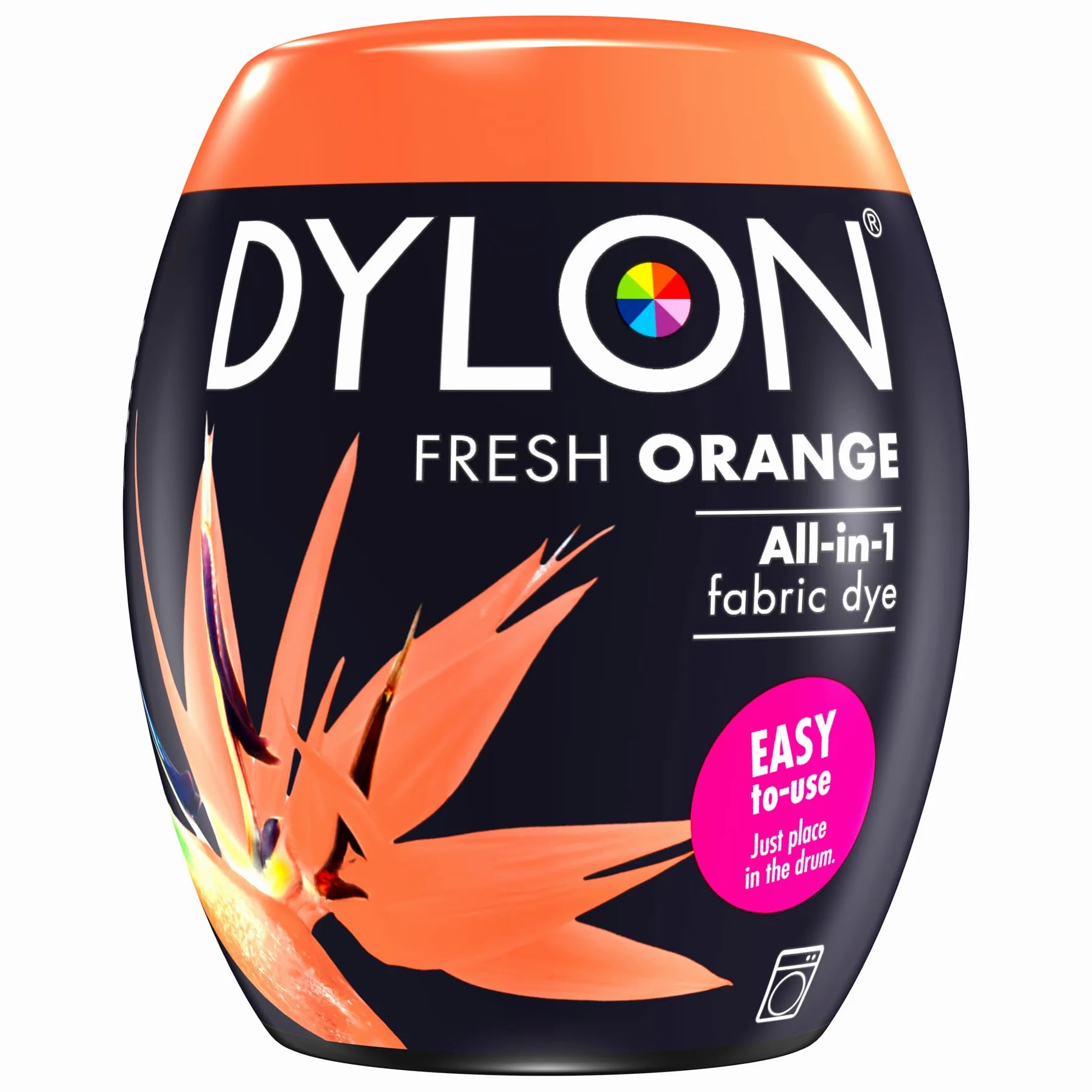Dylon barwnik maszynowy 350 g sól w zestawie! Świeża pomarańcza - dostępne zbiorcze (1)