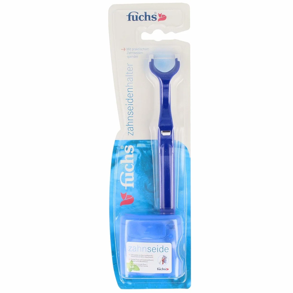 Fuchs Uchwyt na jedwab dentystyczny z nicią dentystyczną, 1 sztuka