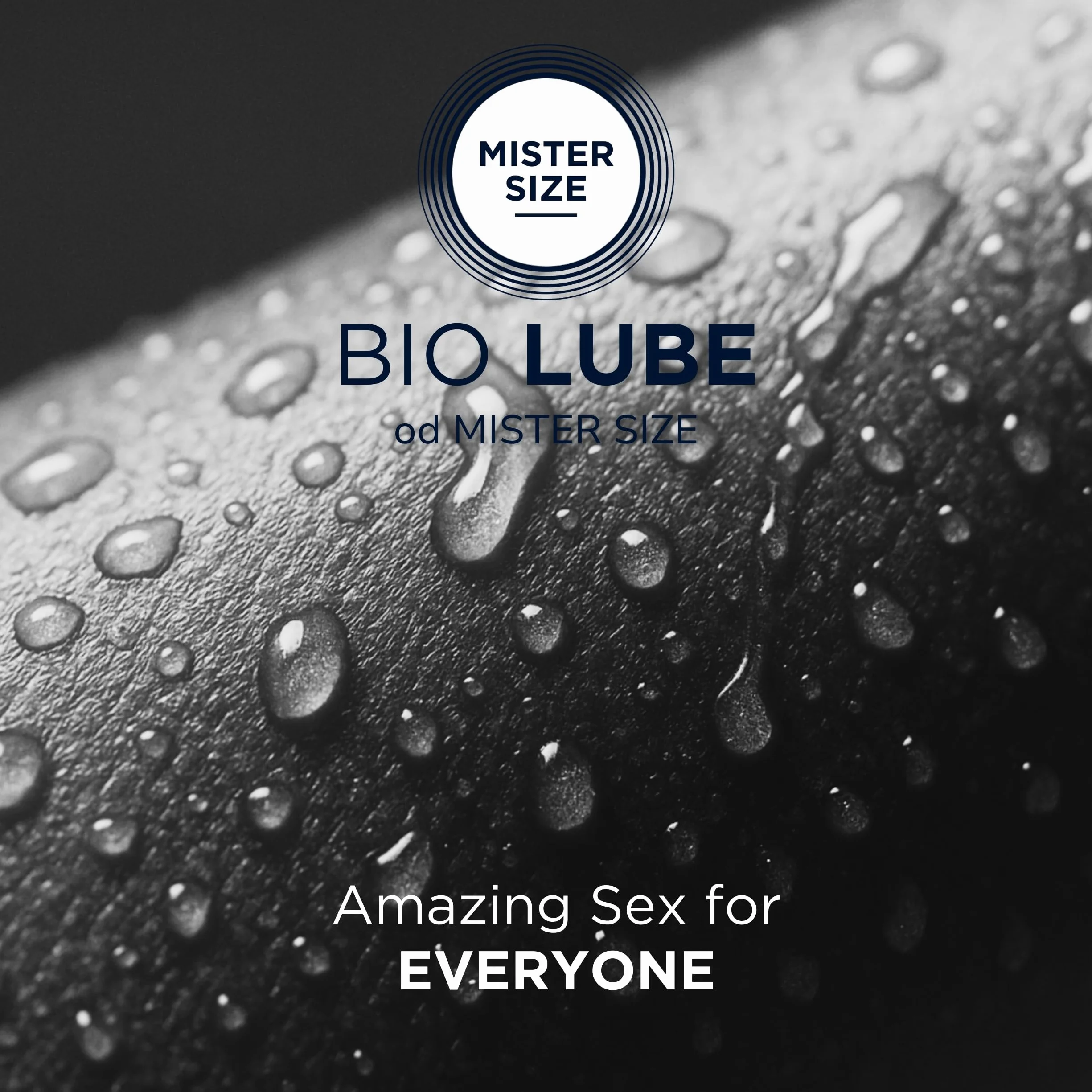 MISTER SIZE Bio lubrykant (100 ml), lubrykant na bazie wody, wyjątkowo długotrwałe nawilżenie