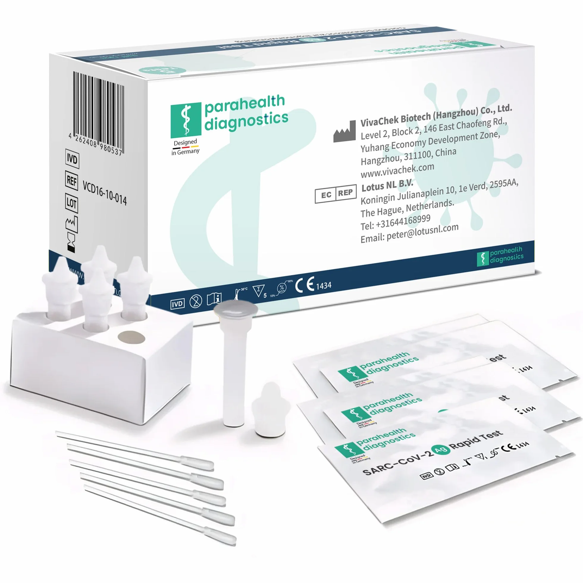 diagnostics - Szybki wymaz na SARS-CoV-2, test antygenu nosowego, zatwierdzony dla nowych wariantów 2024, wysoka czułość (20)