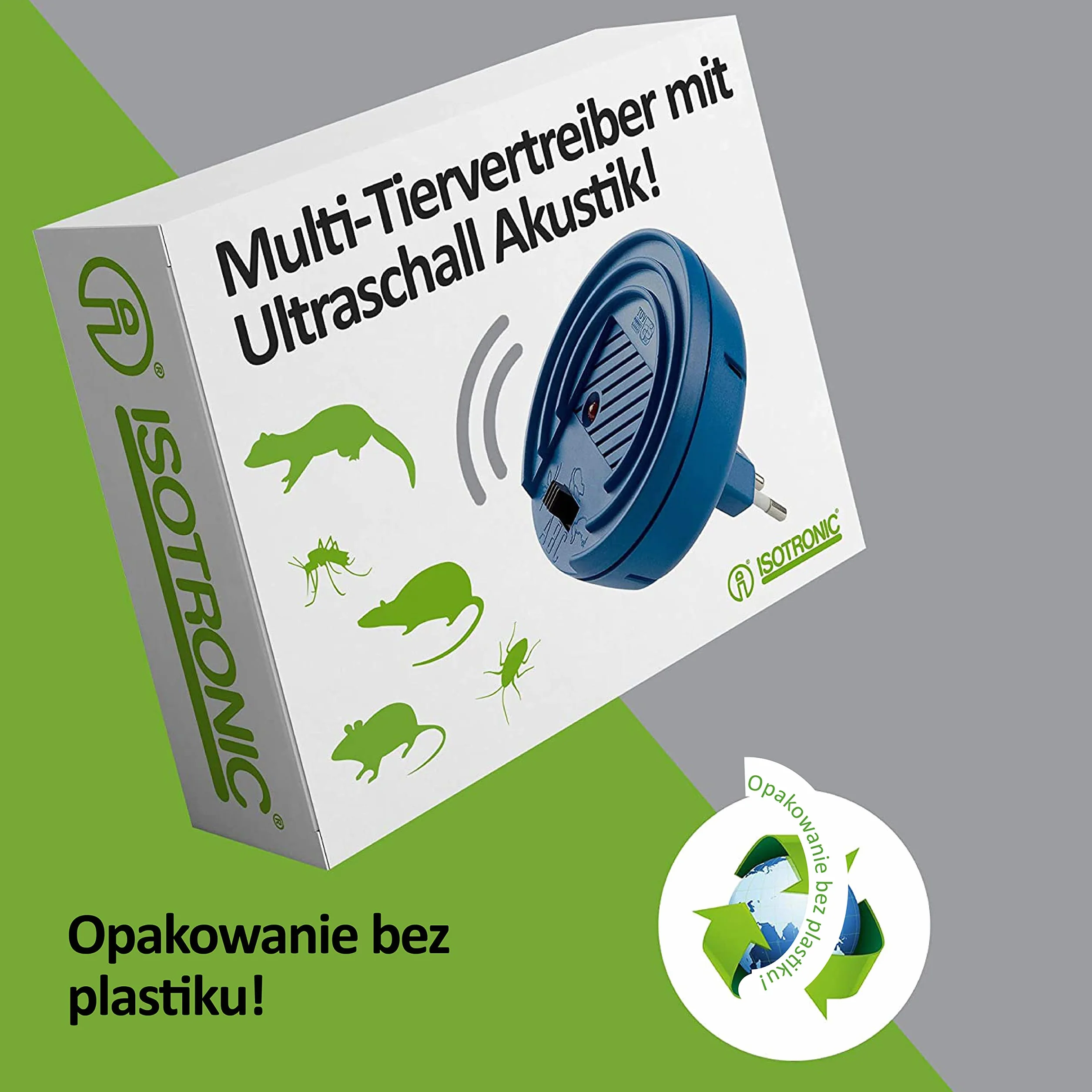 ISOTRONIC Odstraszacz myszy 3 w 1 230 V