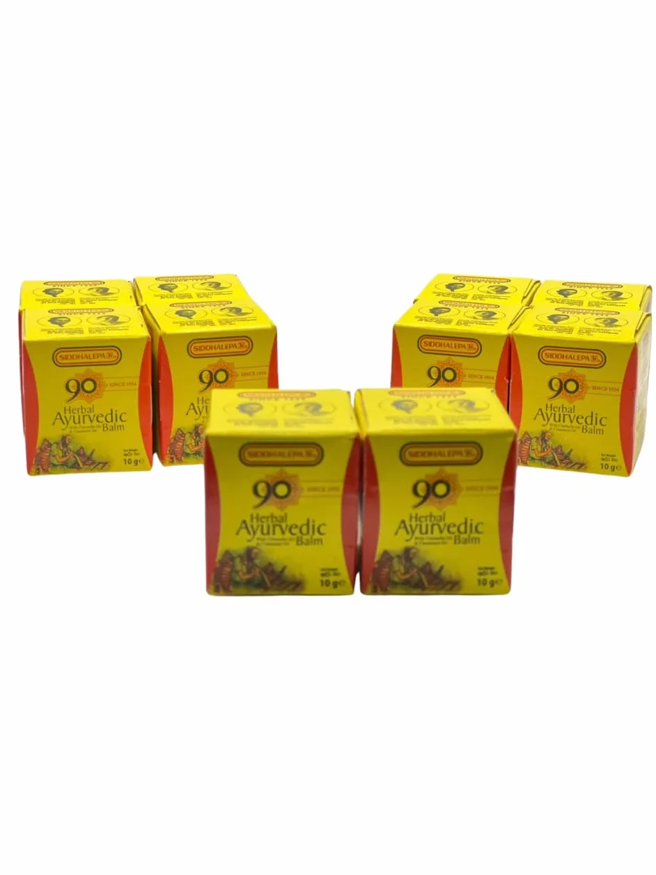 Siddhalepa Ayurvedic ziołowy balsam 10 g x 10 szt.