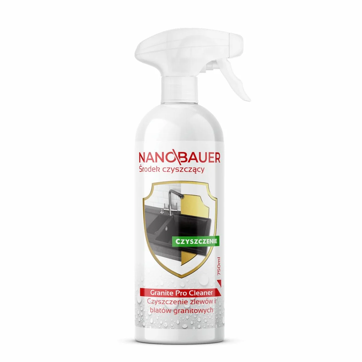 NANOBAUER Granite Pro Cleaner Środek do czyszczenia zlewozmywaków granitowych 750 ml