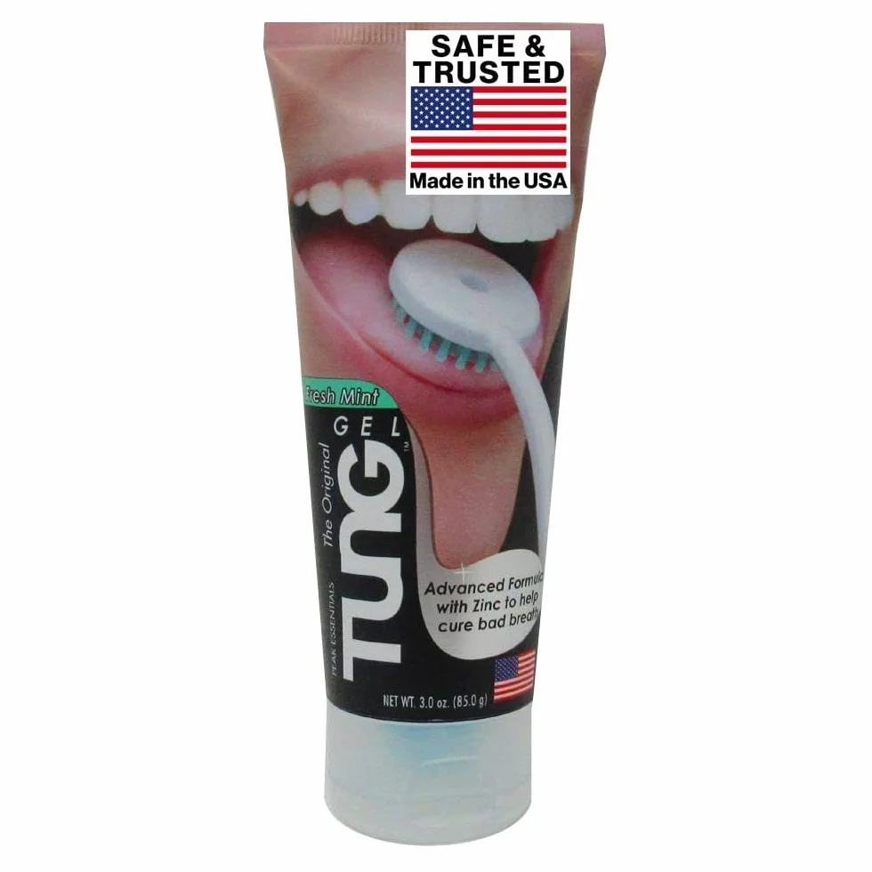 Dent-O-Care Dentalvertriebs Gmbh Miętowy żel na język, pomaga zwalczać nieprzyjemne zapachy, 85 g