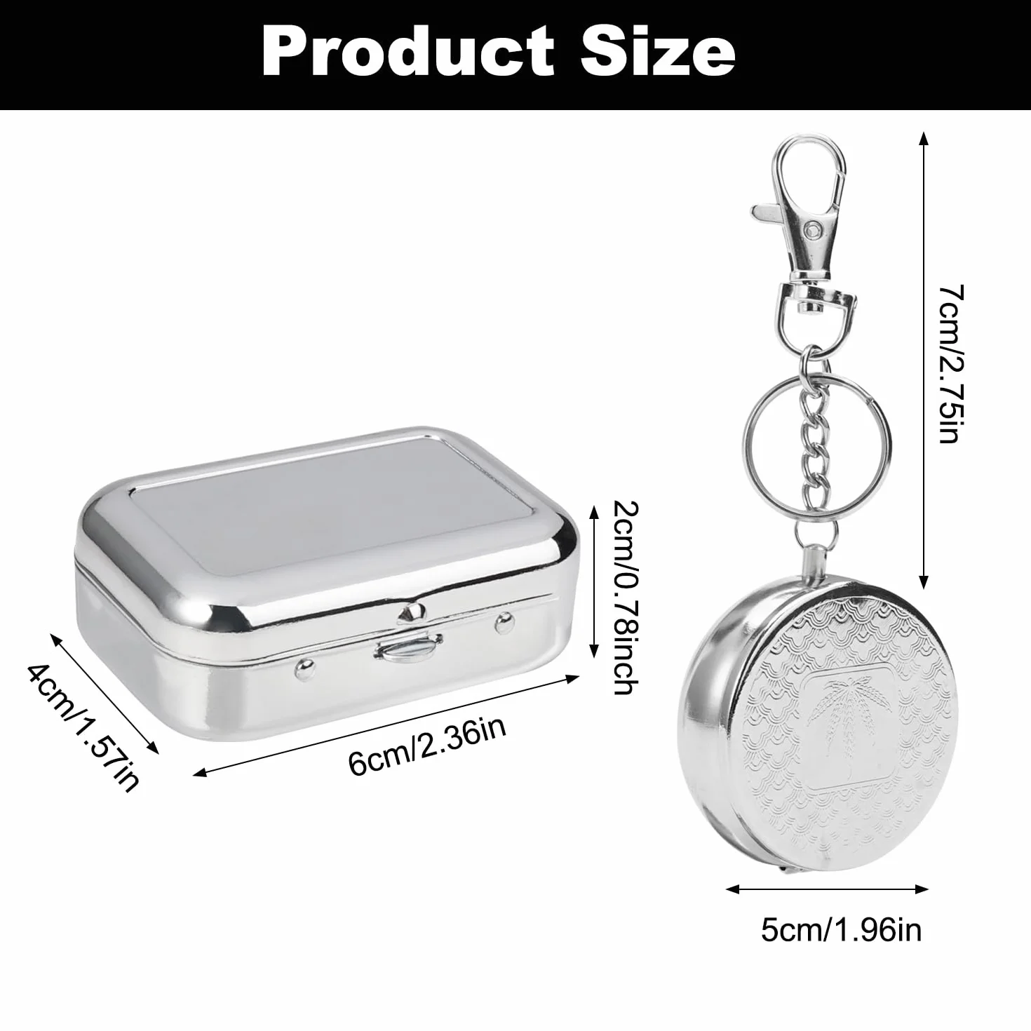 2 sztuki mini mobilnych popielniczek do użytku na zewnątrz, metalowa popielniczka podróżna, bezzapachowa, przenośna popielniczka na podróż, kemping, do palenia wewnątrz lub na zewnątrz