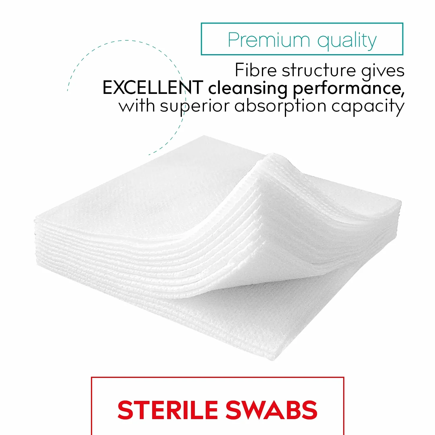Medrull Kompresy nietkane STERIL ULTRASOFT nakładki na rany, 4-warstwowe, 10 x 10 cm, zapakowane 2 sztuki - 20 torebek papierowych (40 sztuk)