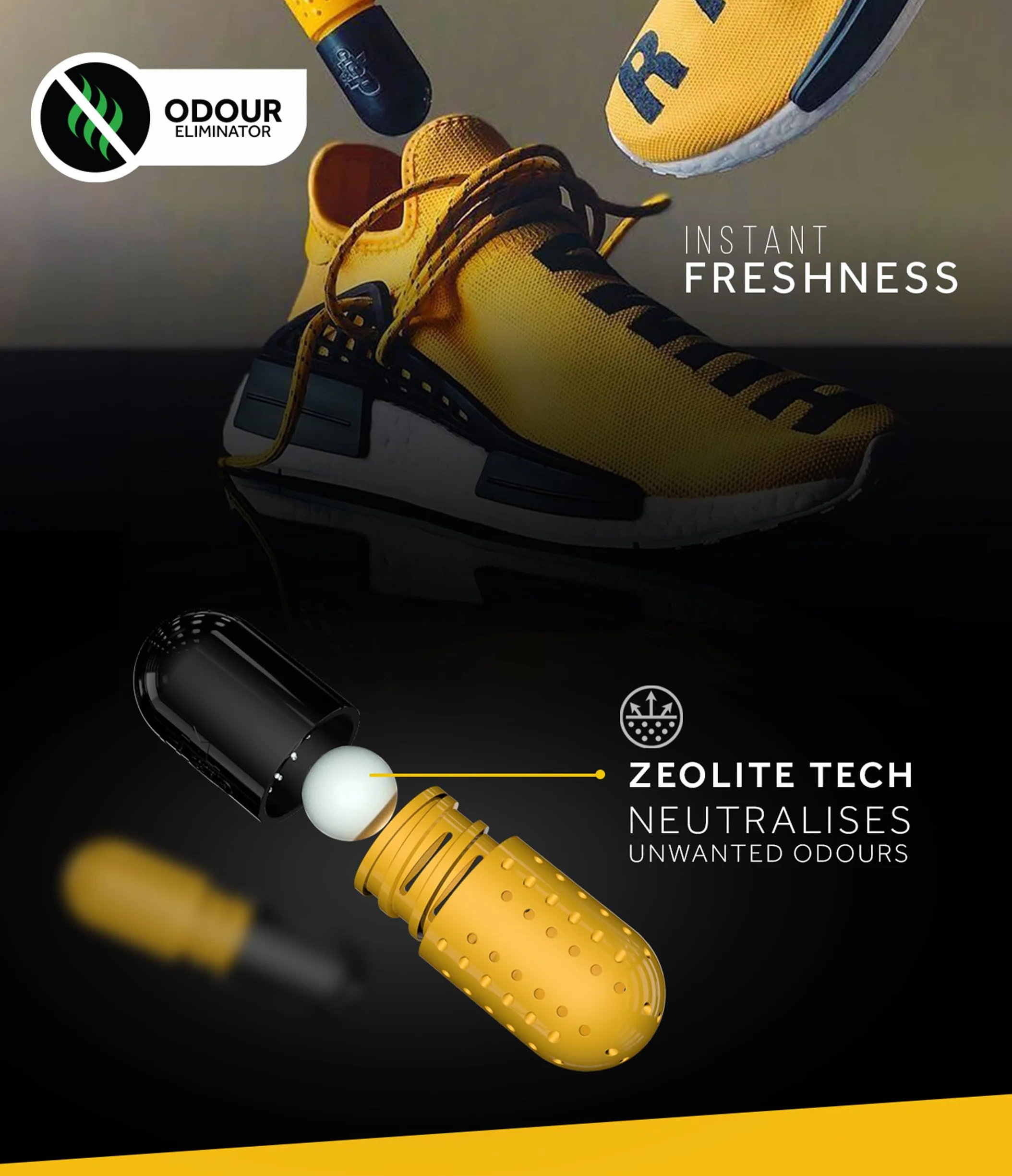Crep Protect Ultimate Shoe Freshener odświeżacz powietrza czarny