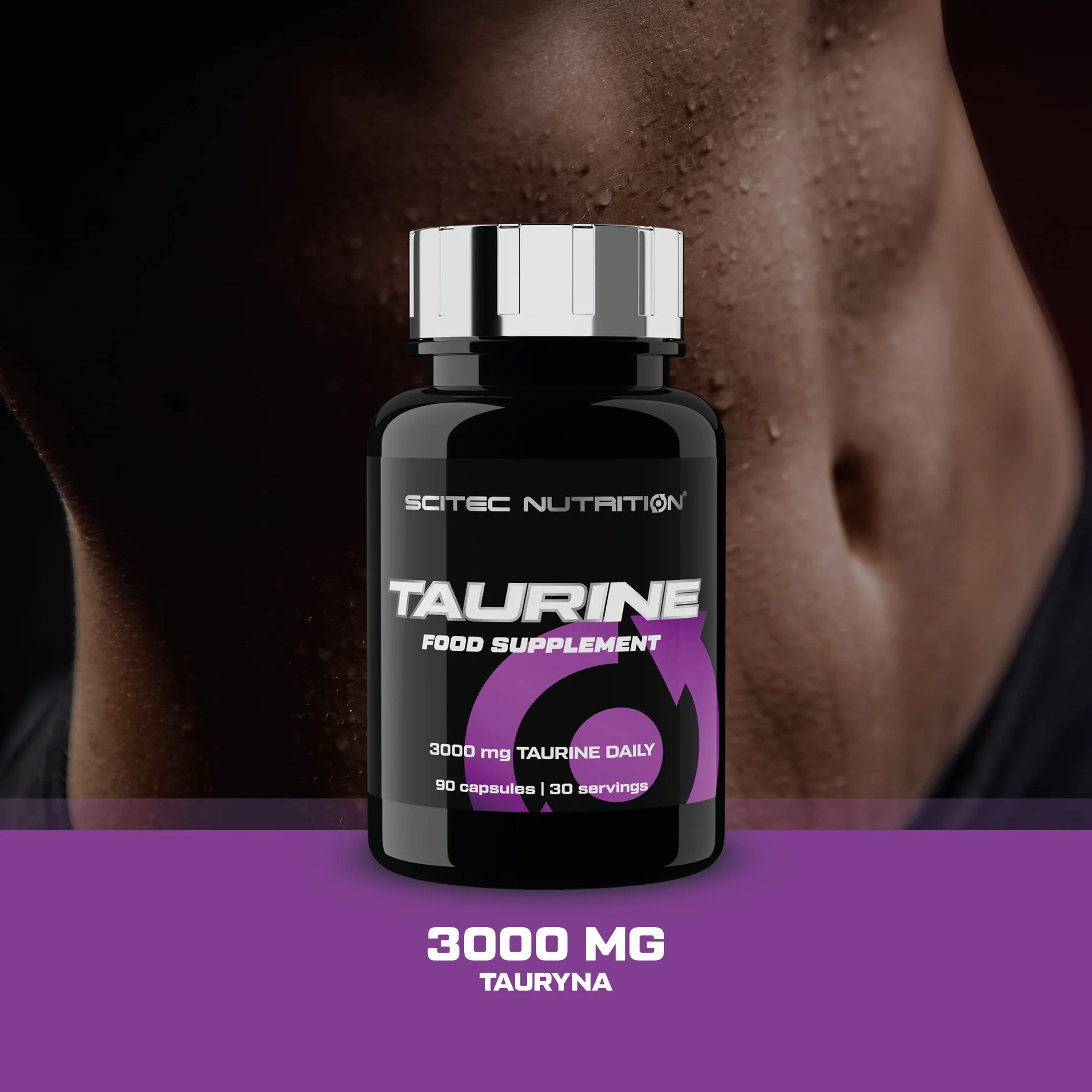 Scitec Nutrition Taurine, Suplement diety w kapsułkach zawierający taurynę, 90 kapsułkę