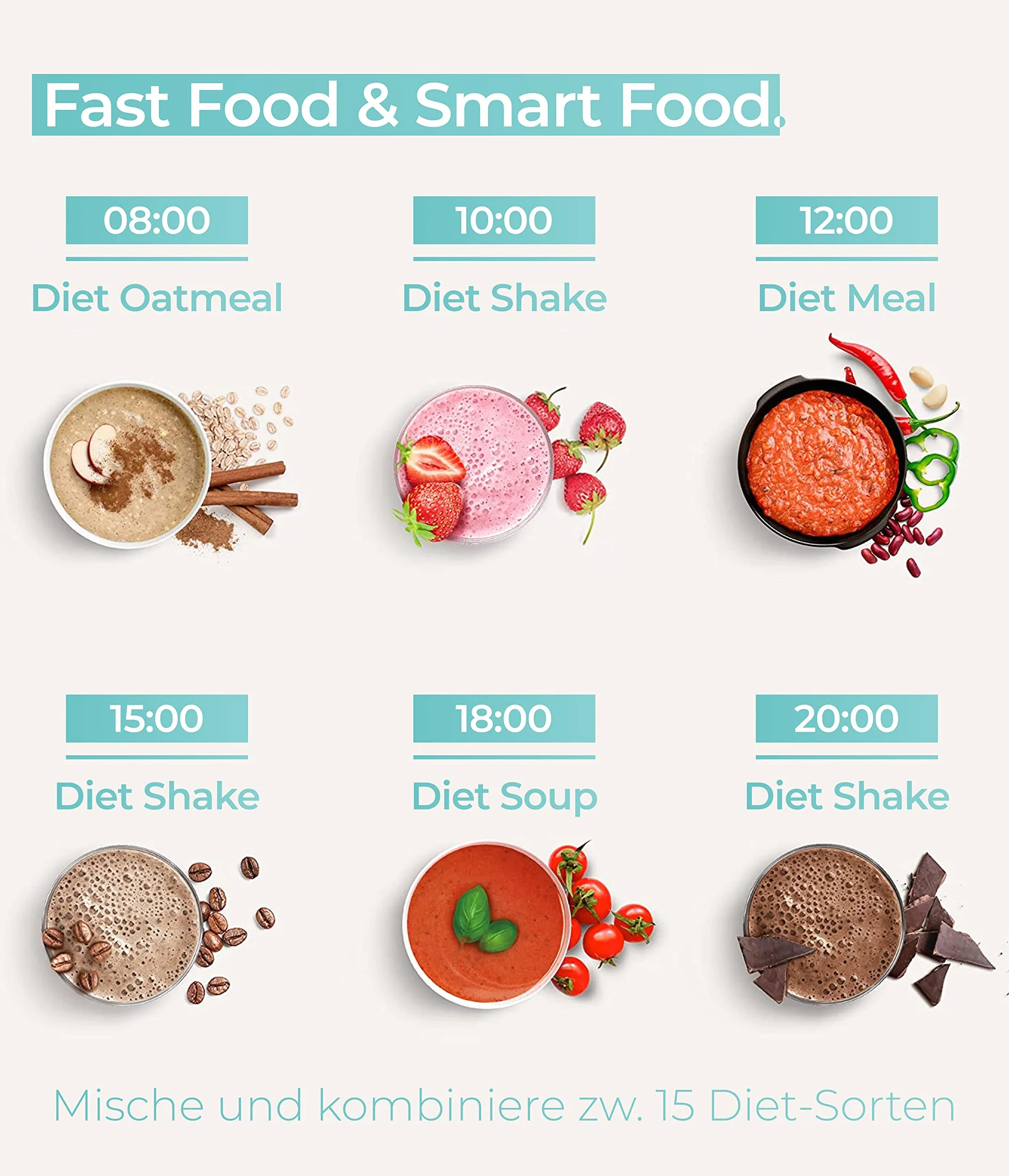 NUPO® Shakes dietetyczny do odchudzania, wegański, bez glutenu (czekoladowo-miętowy - 10 porcji), pyszne koktajle odchudzające dla kobiet i mężczyzn, proszek odchudzający, posiłek do picia jako shake