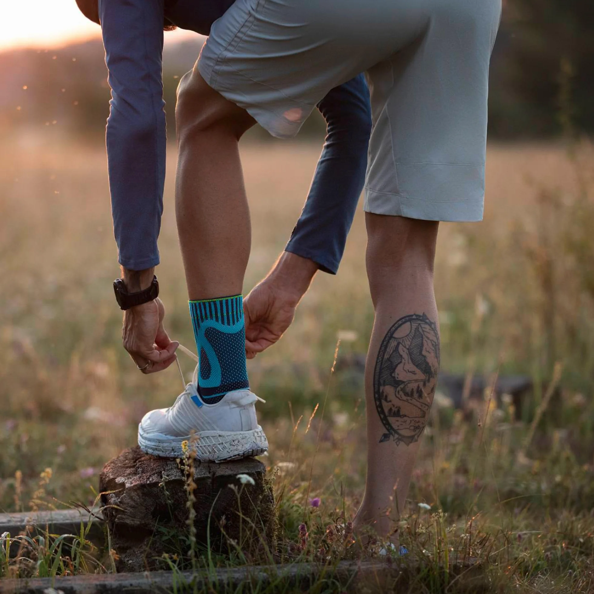 BAUERFEIND Bandaż na ścięgna Achillesa Sports Achilles Support 1, uniseks, bandaż na staw skokowy do uprawiania sportu