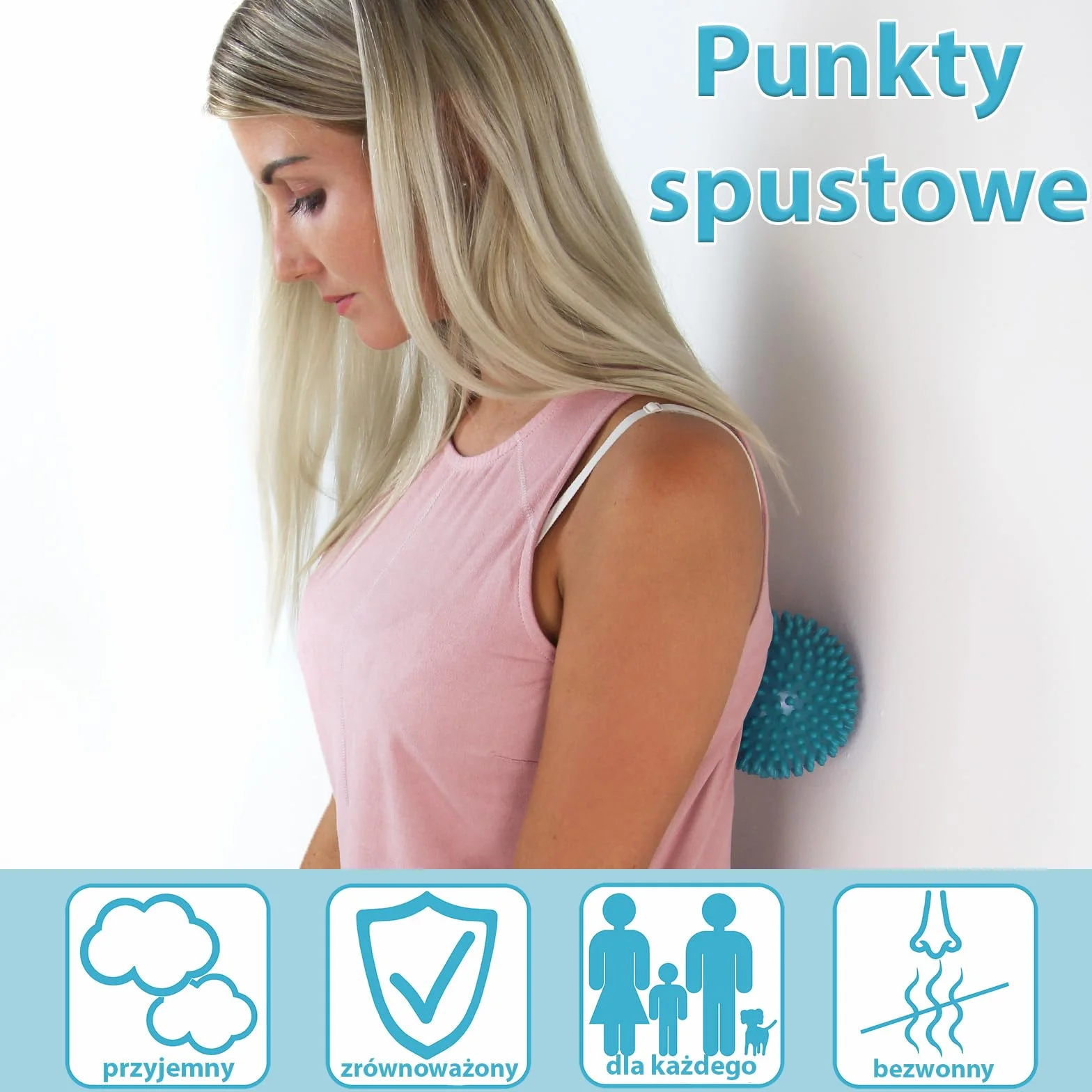 ALPIDEX Piłki do masażu zestaw 5 – piłka z kolcami, lacrosse, peanut i trigger point