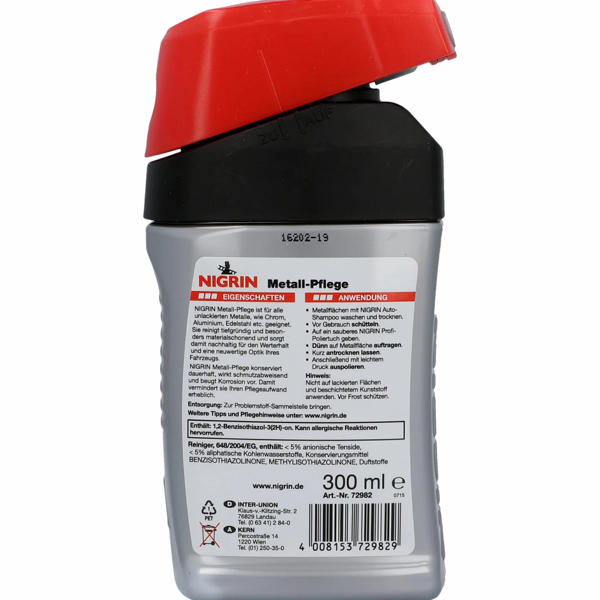 NIGRIN 72982 metal – pielęgnacja 300 ml