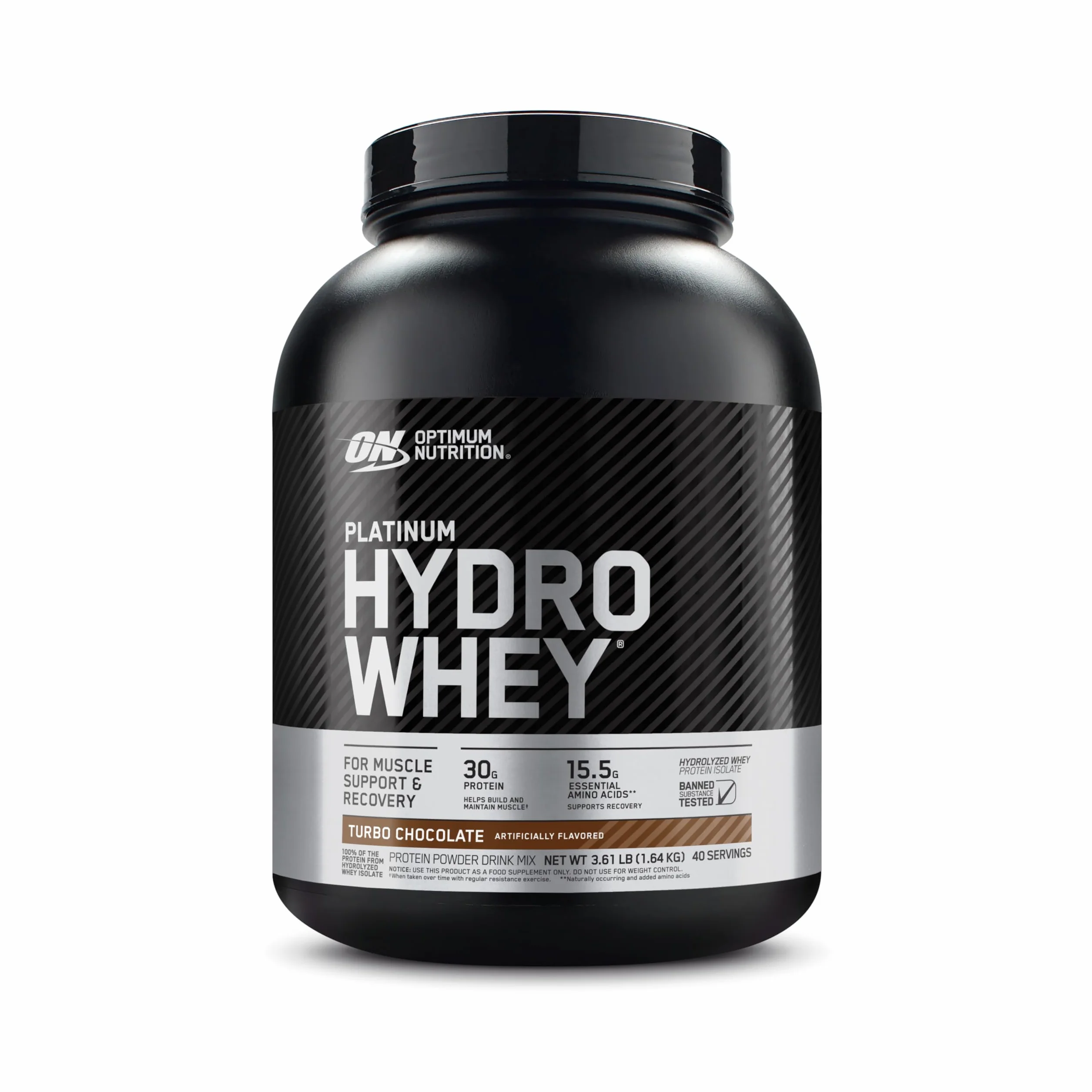 Optimum Nutrition Platinum Hydro Whey, hydrolizowany izolat białka serwatkowego, smak czekolada mleczna, 1,6 kg