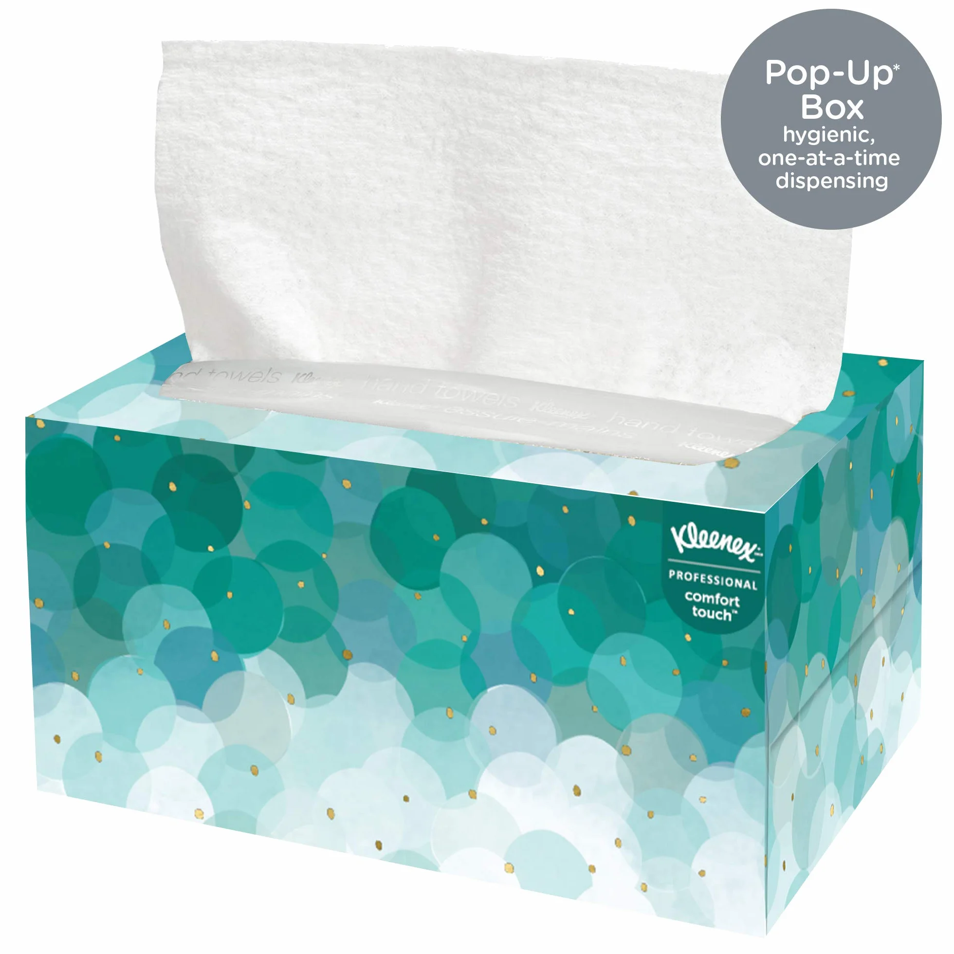 Kleenex 1126 ręczniki papierowe 1-warstwowe białe 18 pudełek po 70 chusteczek