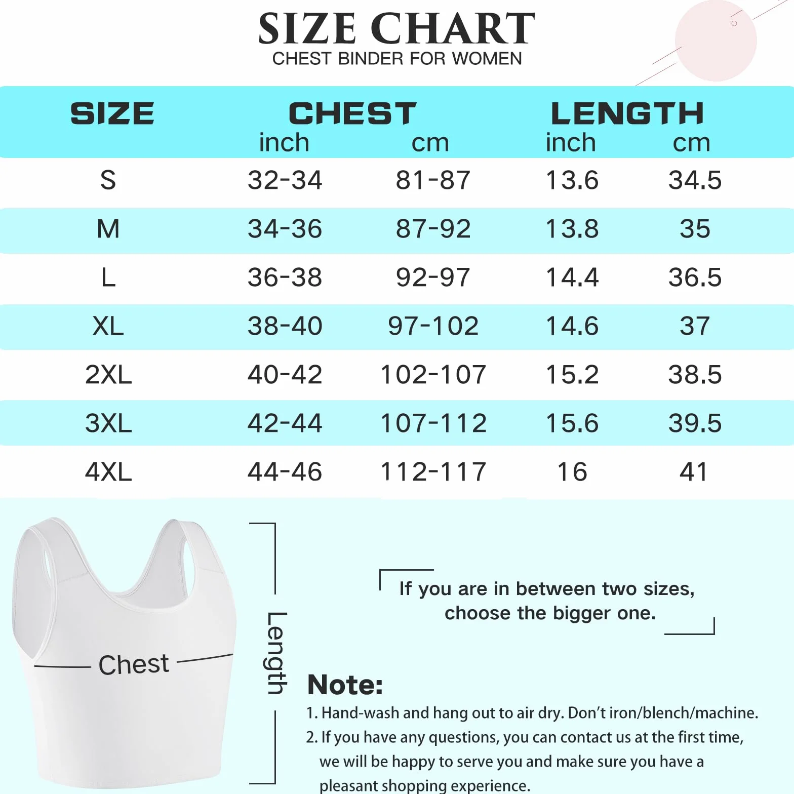 XUJI Segregator na pół klatki piersiowej Transgender Compression FTM Pulower Design Binder