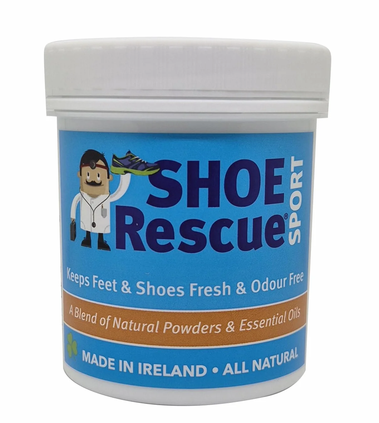 Shoe Rescue Puder do butów i stóp 100 g – naturalny środek do usuwania nieprzyjemnych zapachów