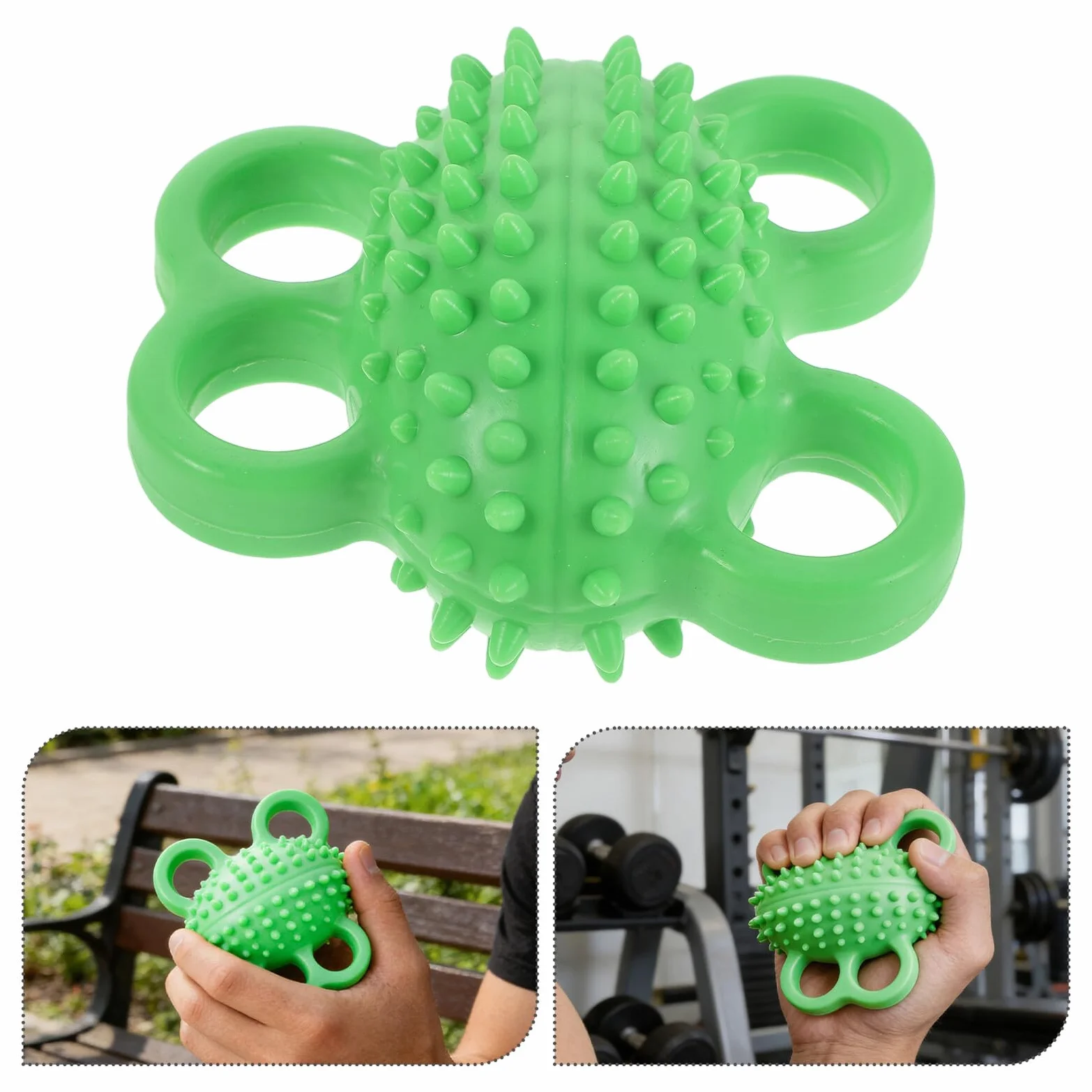 Ergonomiczny Trener Siły Chwytu Dłoni z Trwałą Piłeczką Rehabilitacyjną Do Ćwiczeń Palców Nadgarstka i Terapii Artretyzmu Miękka Tekstura Do Efektywnego Wzmacniania Mięśni i