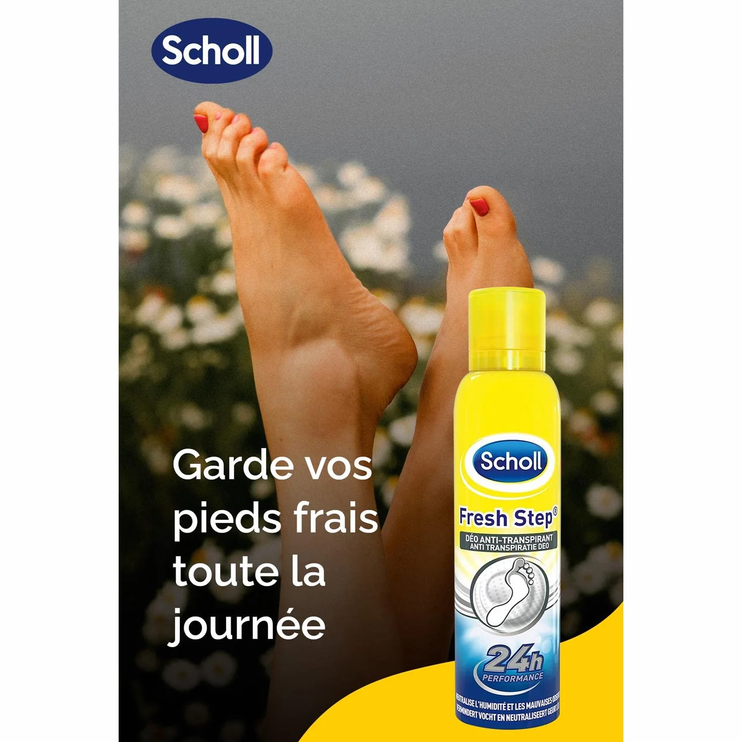 Scholl Anti Transpirant Powder Spray 150 ml - Zestaw 2 szt