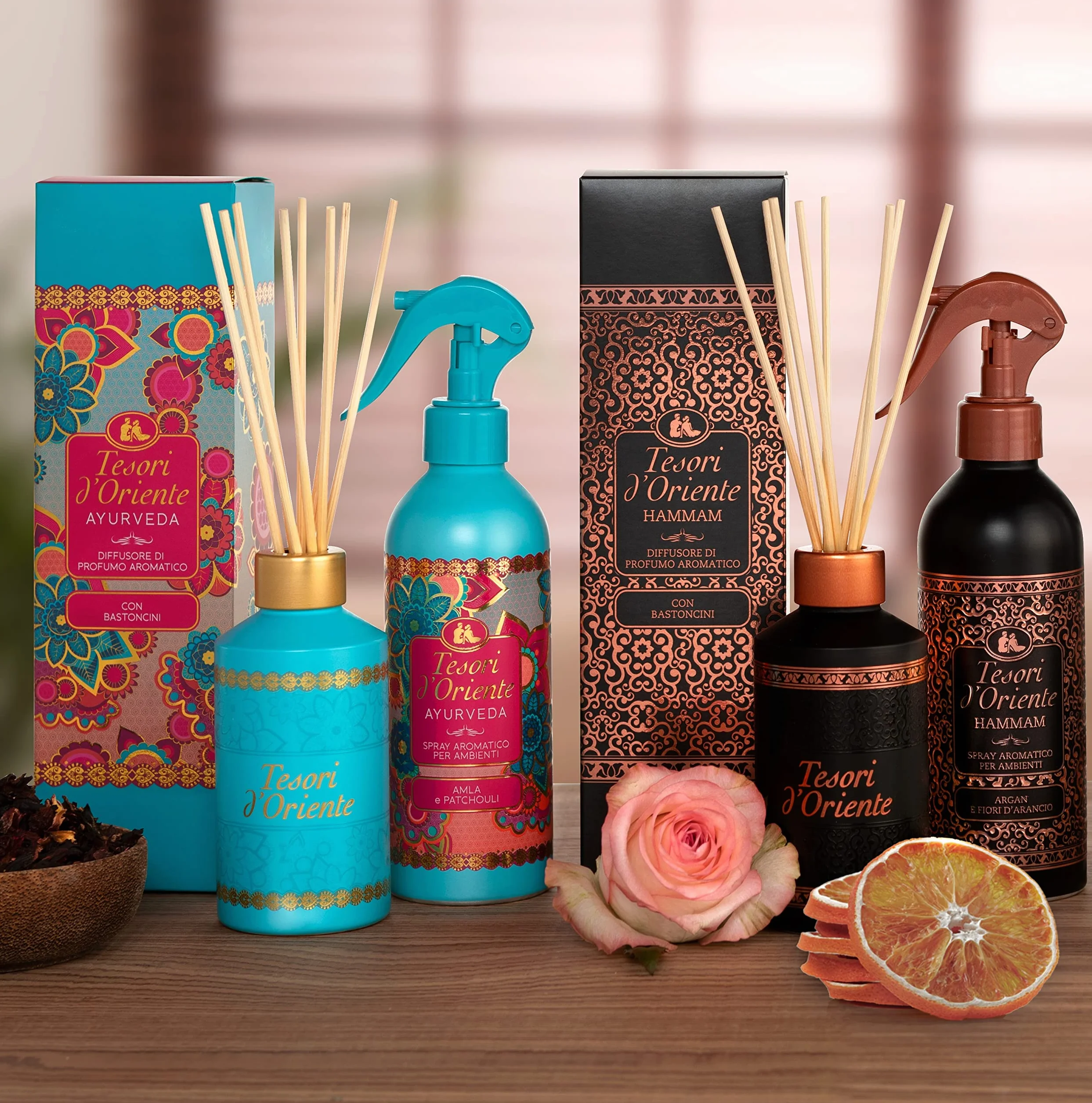 Tesori d'Oriente Dyfuzor aromatyczny z patyczkami 200 ml