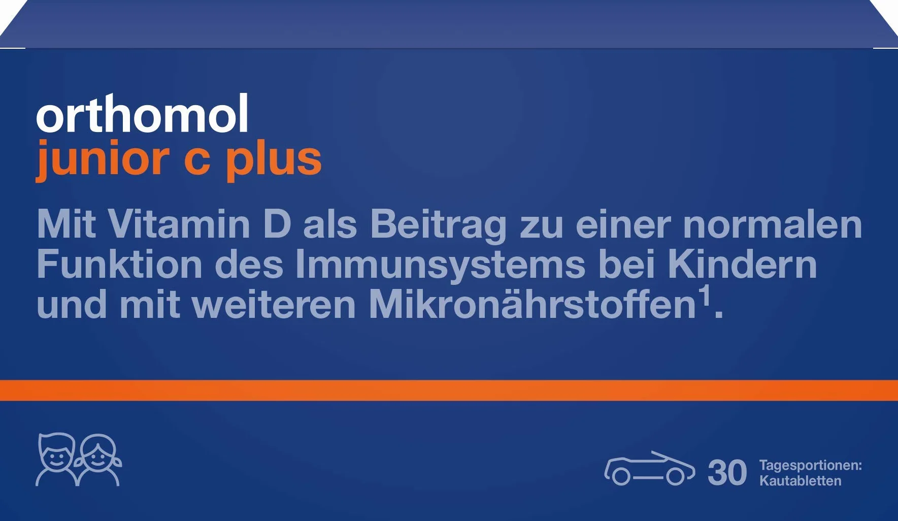 Orthomol Junior C plus tabletki do żucia. Owoce leśne 30 szt. Nazwa produktu