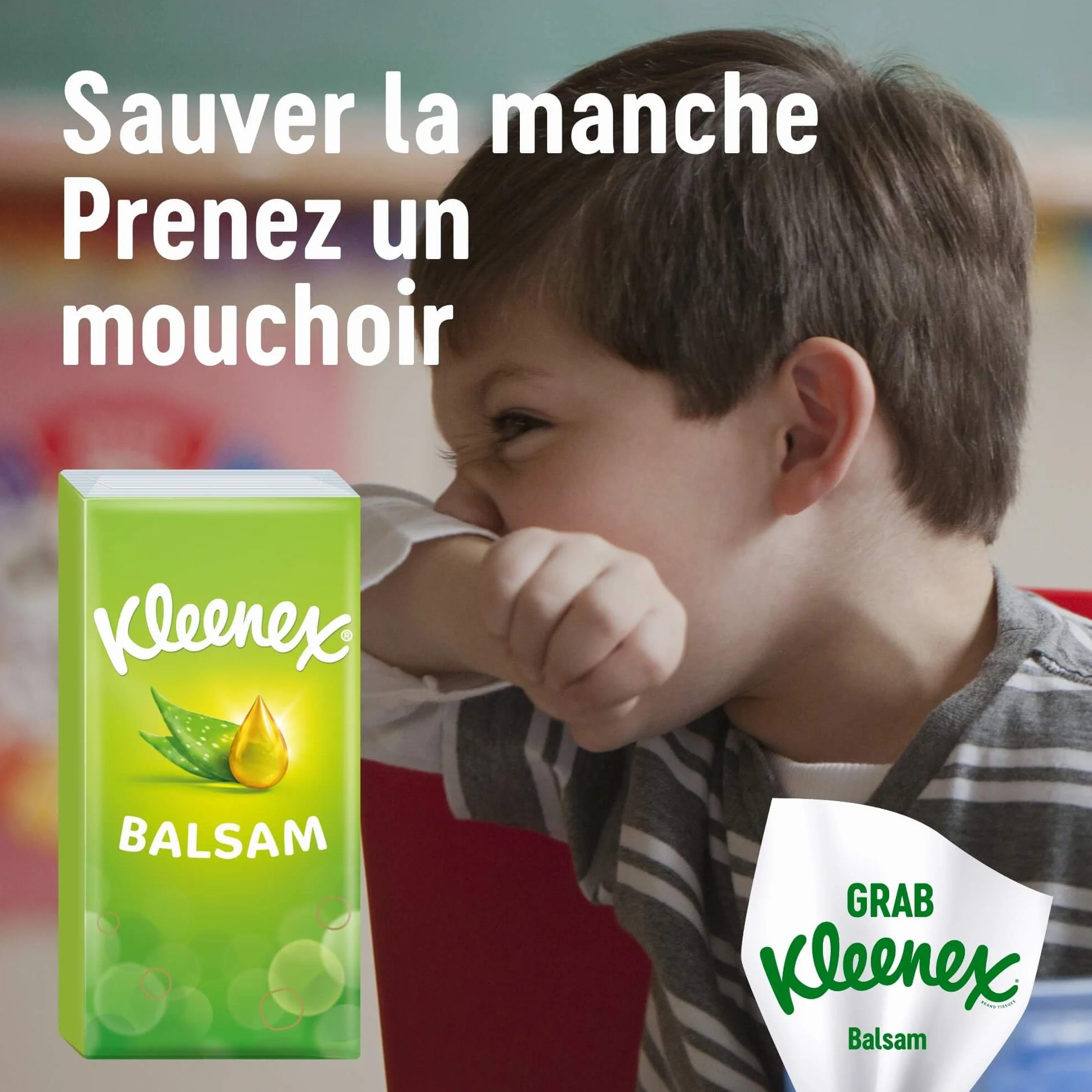 Kleenex Balsam chusteczki higieniczne 4-warstwowe 16 x 12 opakowań po 9 chusteczek opakowanie magazynowe