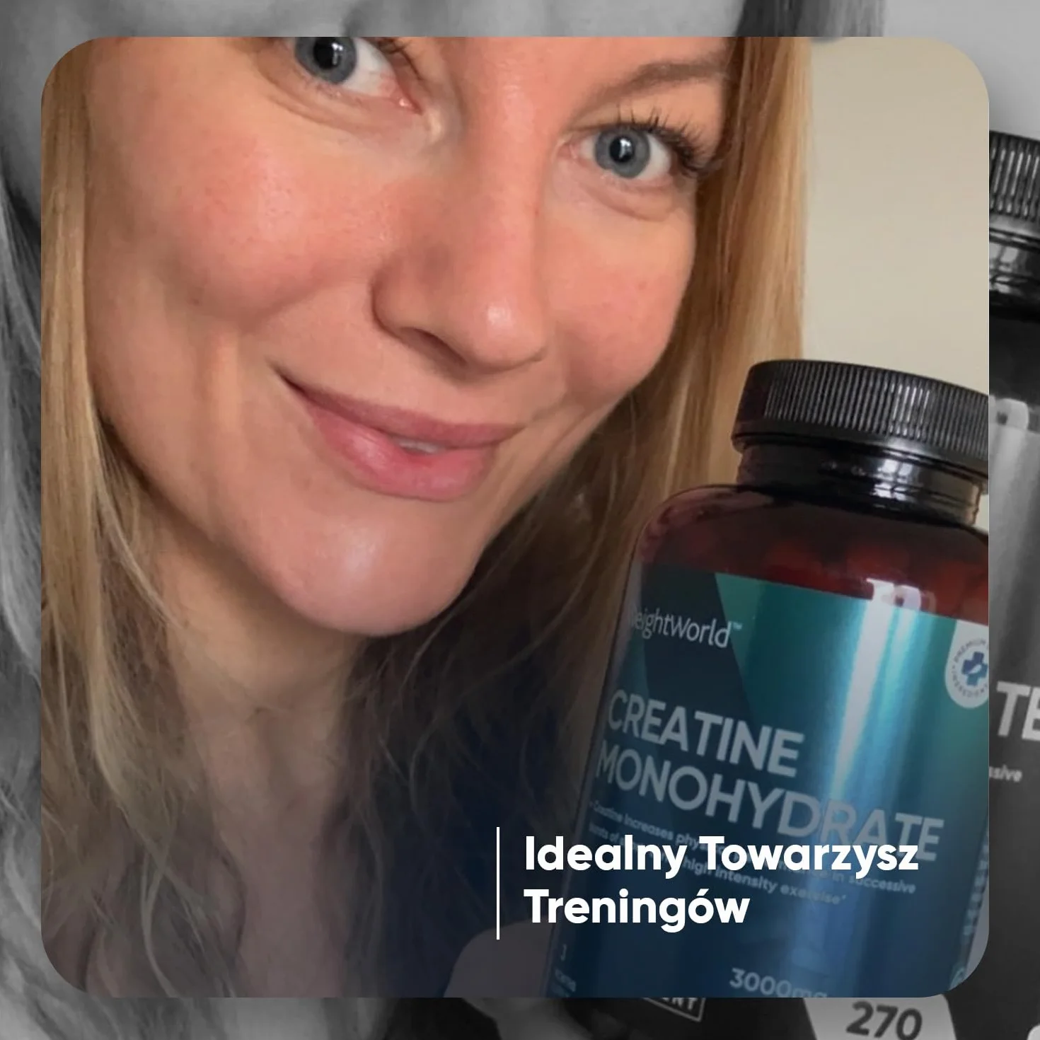 Monohydrat kreatyny 3000 mg 270 wegańskich tabletek suplement diety bez GMO