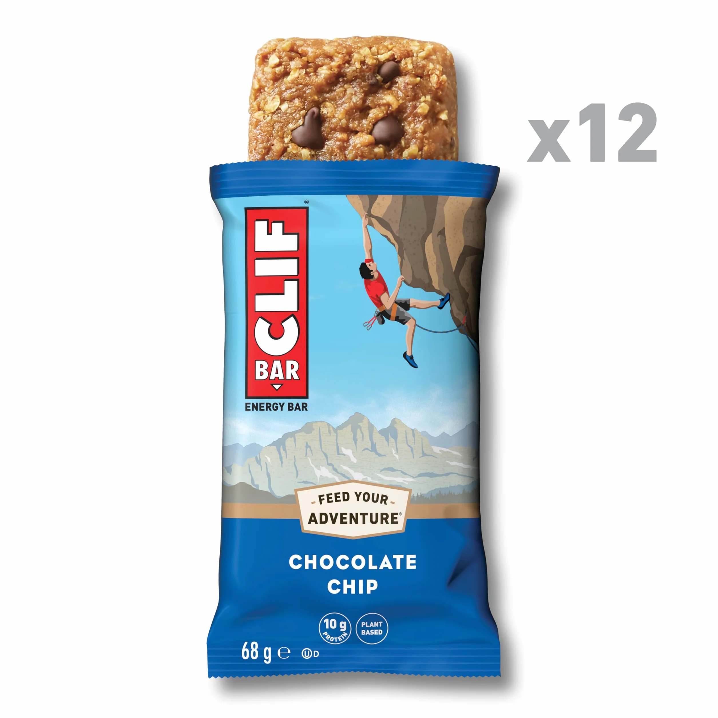 CLIF BAR Baton Proteinowy 12 x 68 g Roślinny Sport Wytrzymałościowy