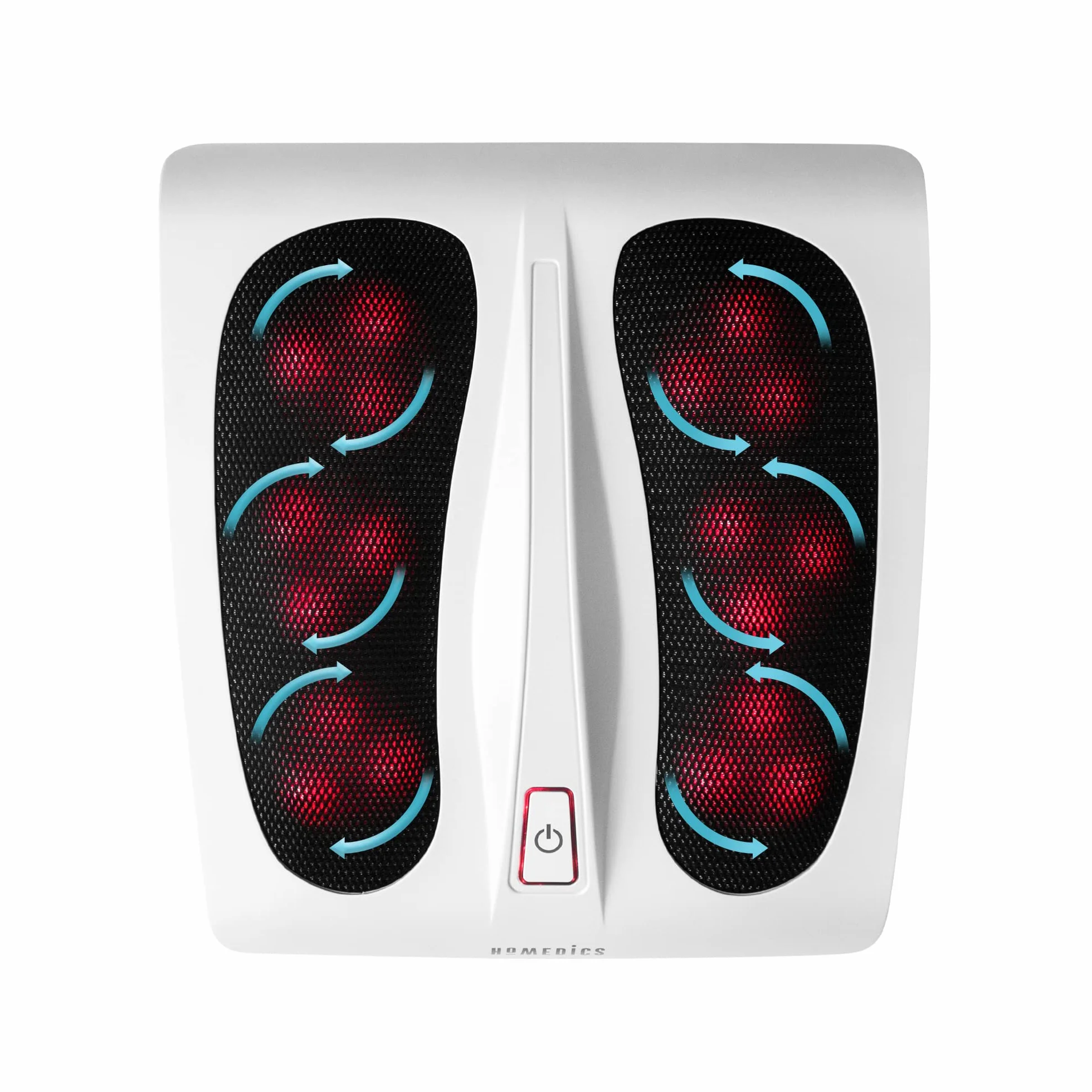 Homedics Masażer do Stóp Biały Czarny 18 Głowic