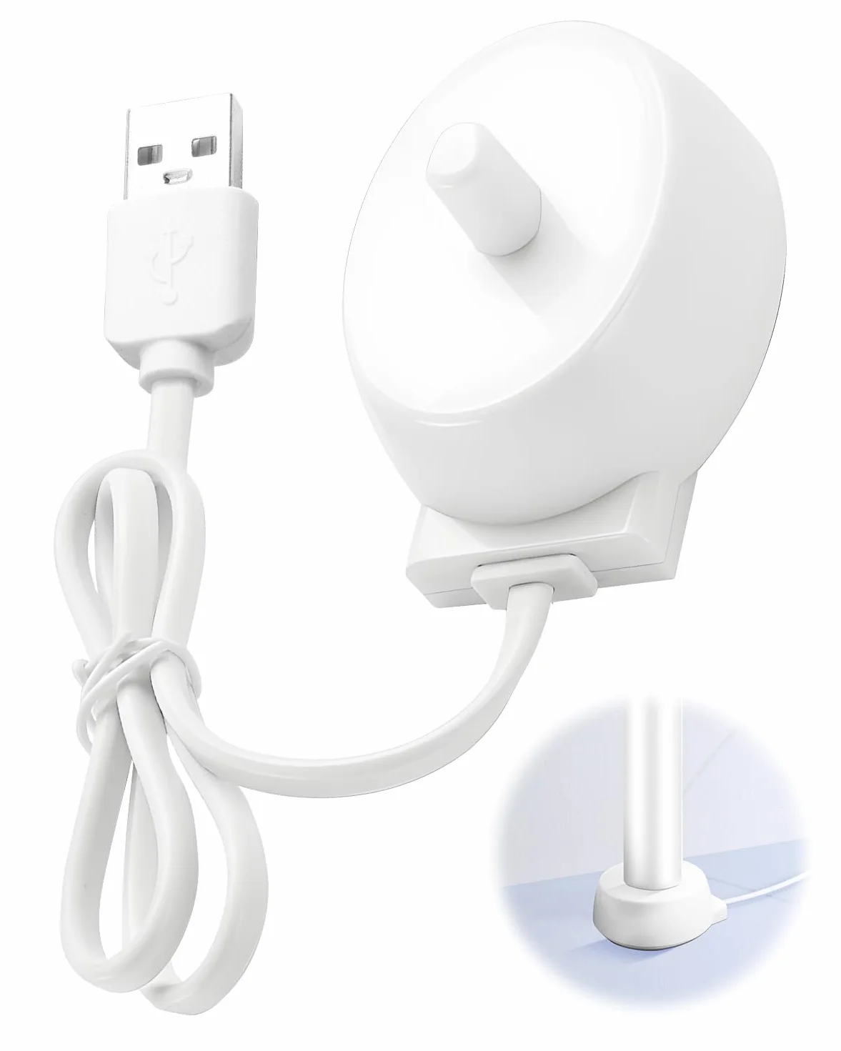 Ładowarka USB do elektrycznej szczoteczki do zębów Oral B, ładowarka, stacja ładująca, gniazdko elektryczne do serii B IO, typ 3757, kabel do ładowania, przenośna, kompatybilna z iO6, iO5, iO4, iO3