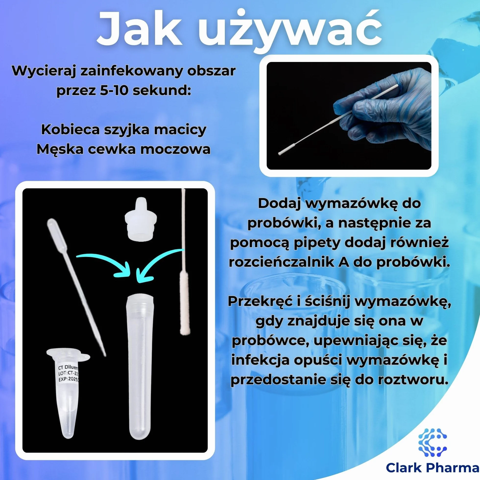 Zestaw do samodzielnego testowania chlamydii i rzeżączki | Testy na chlamydię i rzeżączkę za pomocą testu wymazu | Choroba przenoszona drogą płciową Szybki test domowy STD STI (Chlamydia i rzeżączka)