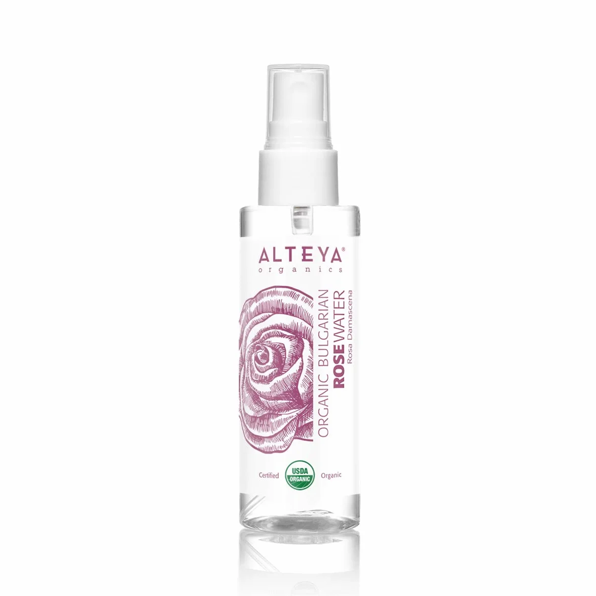 Alteya Bio woda różana w sprayu 100 ml USDA Organic autentyczna naturalna woda kwiatowa z róży damasceńskiej