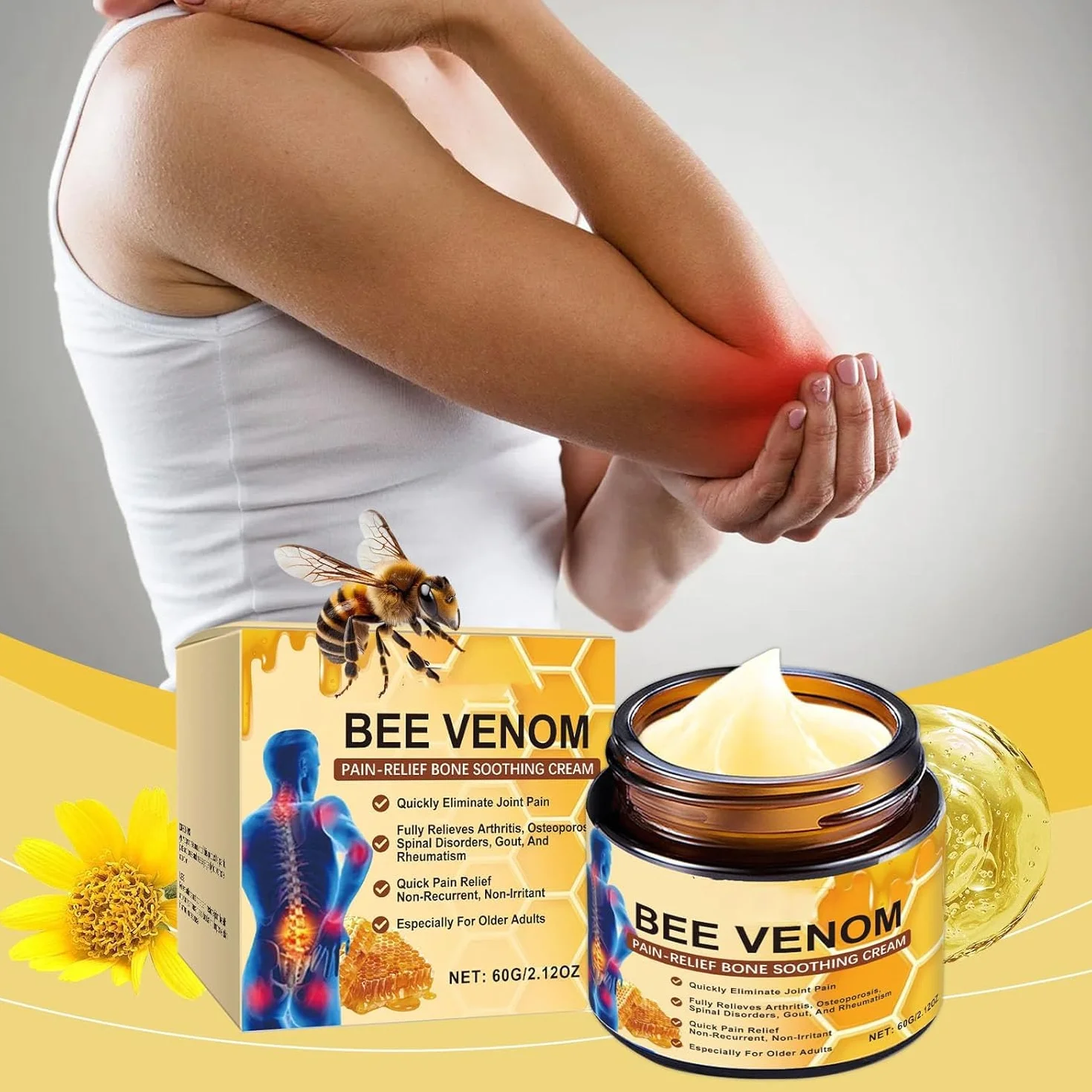 Aetheris Bee Venom Cream, Bee Venom Joint Cream, do stawów