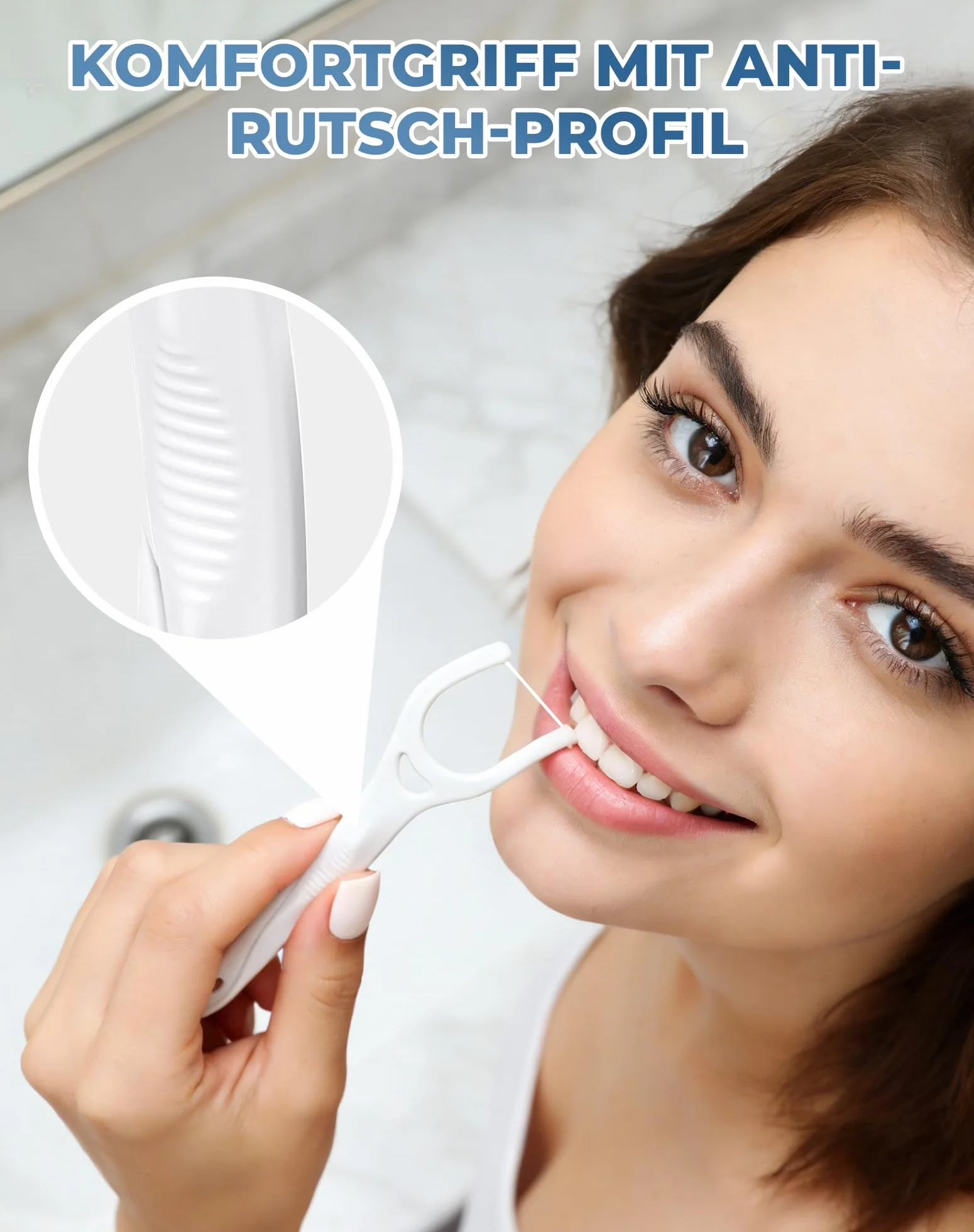 Y-From patyczki z nicią dentystyczną Y Shaped Floss Picks 150 sztuk