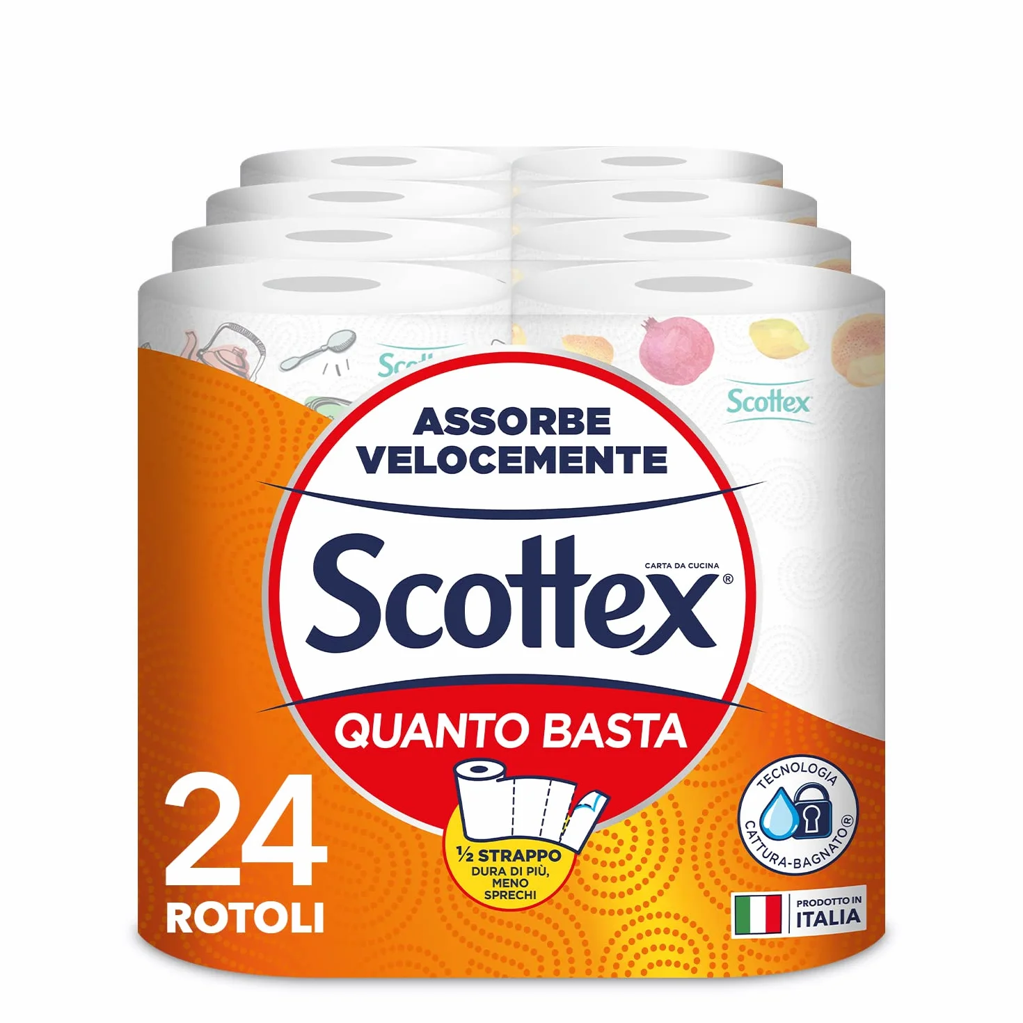 Scottex Quanto Basta papier kuchenny 24 rolki maxi