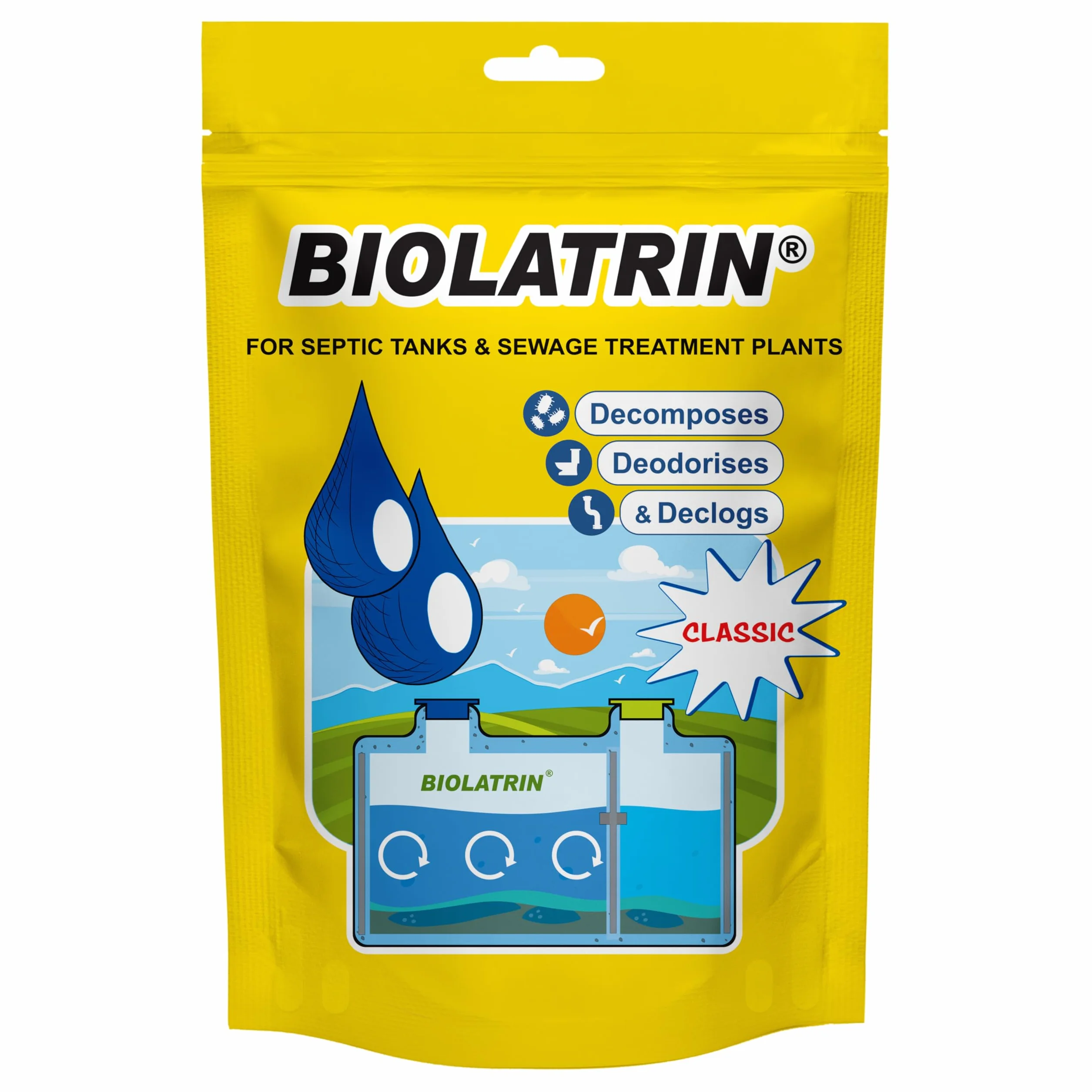 BIOLATRIN CLASSIC Biologiczna obróbka szamba 400 g