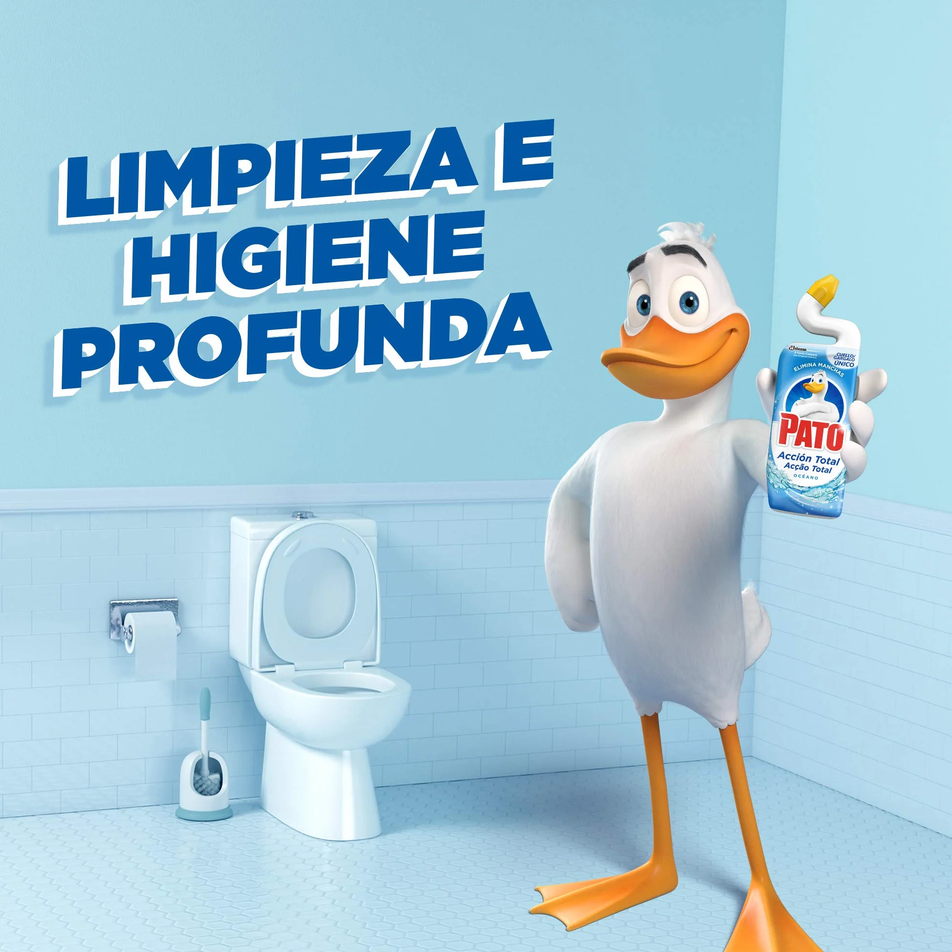 Duck Total Action środek czyszczący do WC 750 ml podwójne opakowanie 2 sztuki
