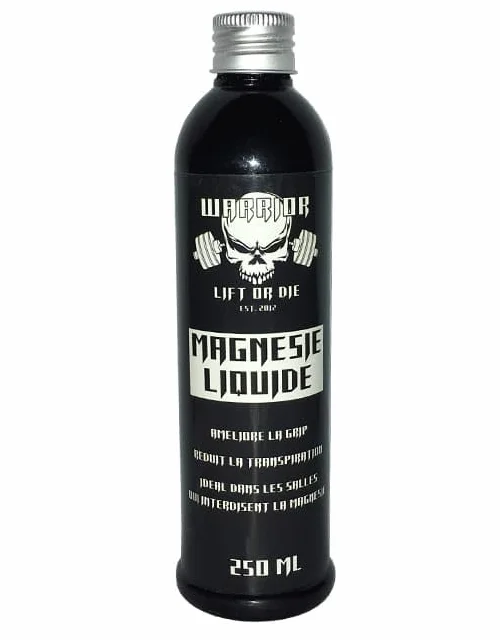 Płynna magnezja 250 ML - Wysokiej jakości magnezja do uprawiania sportu: trening siłowy, fitness, podnoszenie ciężarów, wspinaczka, Street Workout - Francuska marka