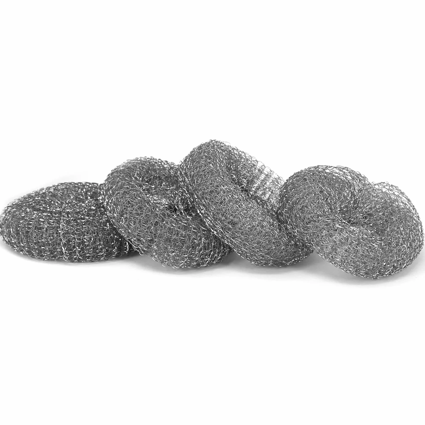 COM-FOUR® 16x zmywak do czyszczenia garnków - gabka stalowa - druciak - zmywak do mycia i szorowania przypalen (16 sztuk srodka do czyszczenia metalu)