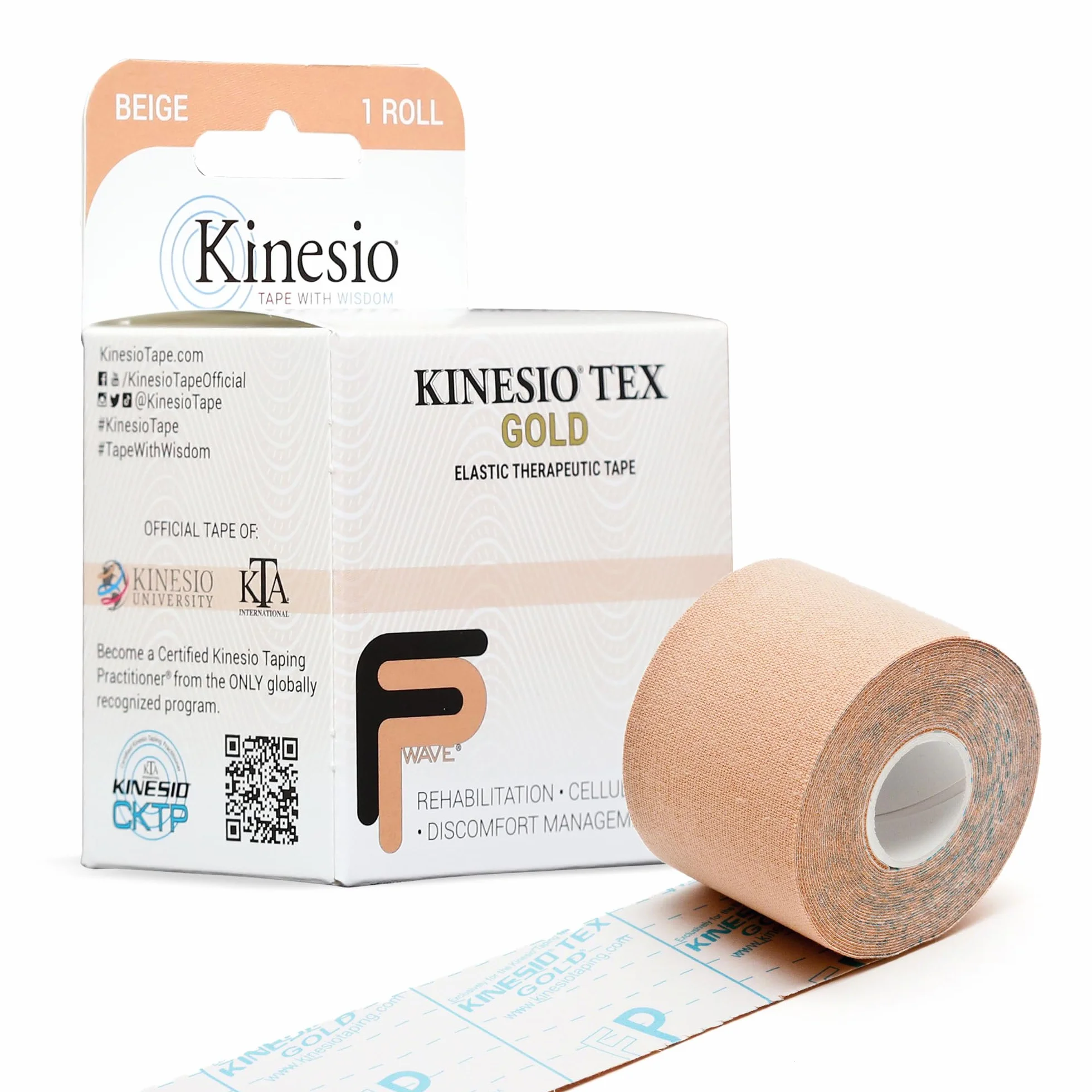 Kinesio Rolka taśmy FP Beżowy 5 m x 5 cm