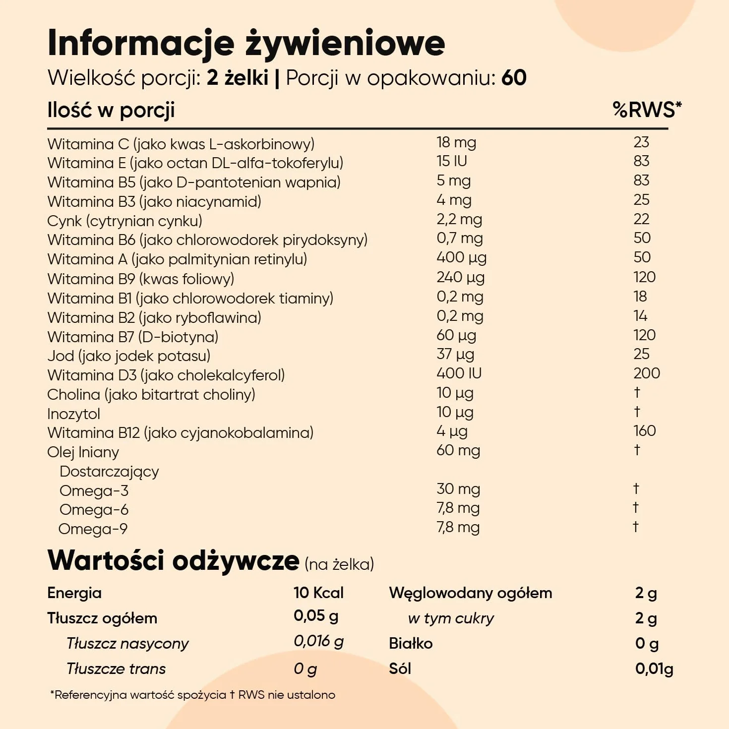 Multiwitaminowe żelki z Omega 3 6 9 dla dzieci o smaku malinowym i pomarańczowym – 120 sztuk – kompleks 17 witamin, minerałów i kwasów tłuszczowych Omega, bez GMO, glutenu i laktozy