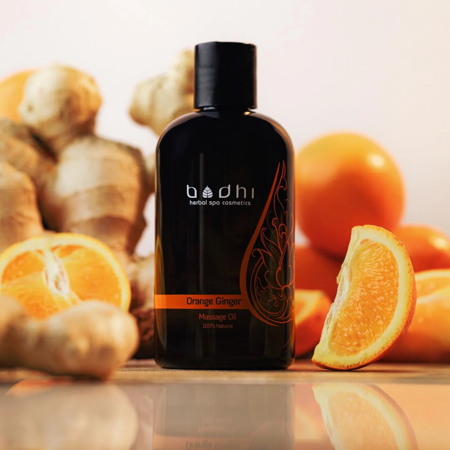 Bodhi olejek do masażu pomarańczowy imbirowy 250 ml rozgrzewający naturalny