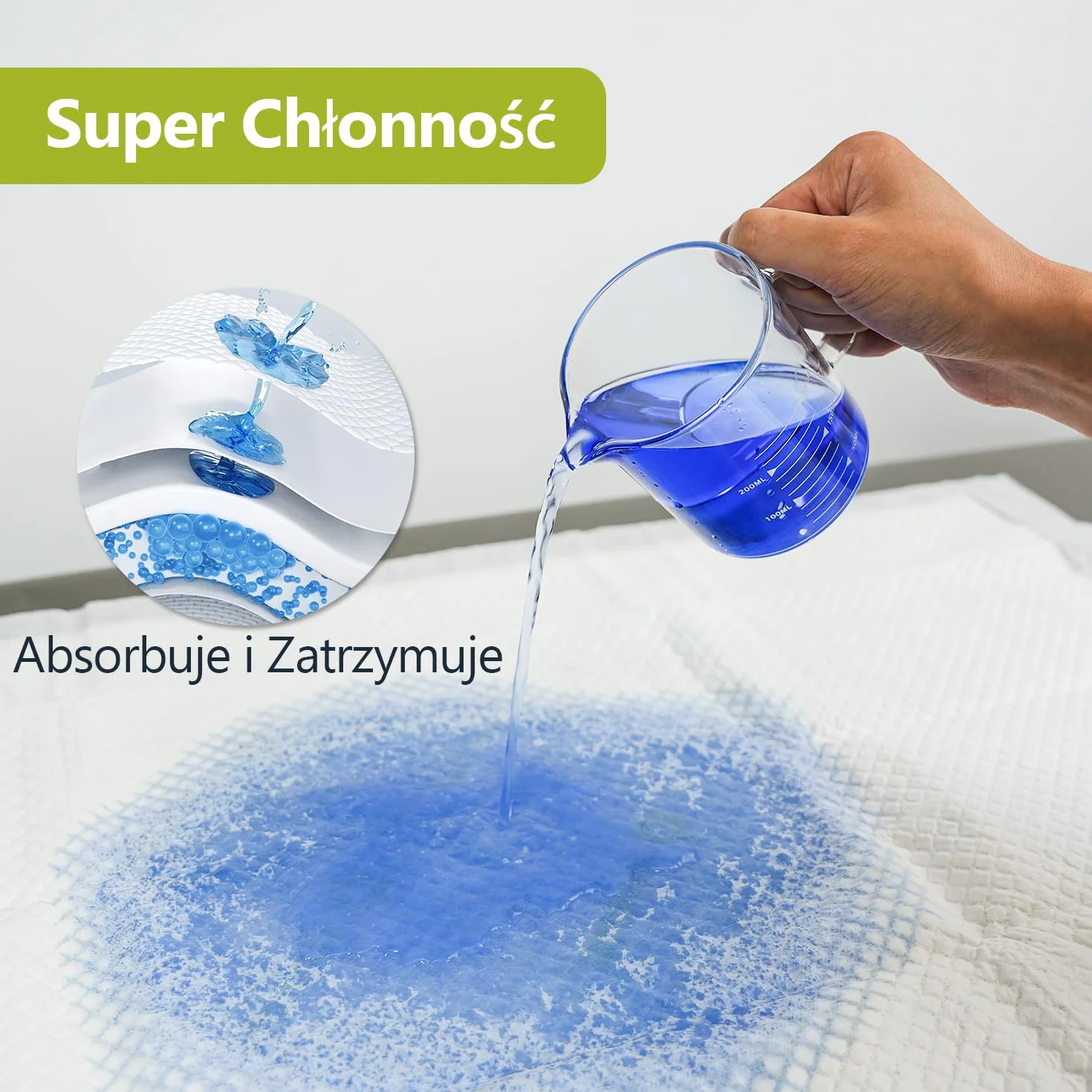 SUNKISS TrustPlus 90x60 cm jednorazowe podkładki chłonne na nietrzymanie moczu 50 szt.
