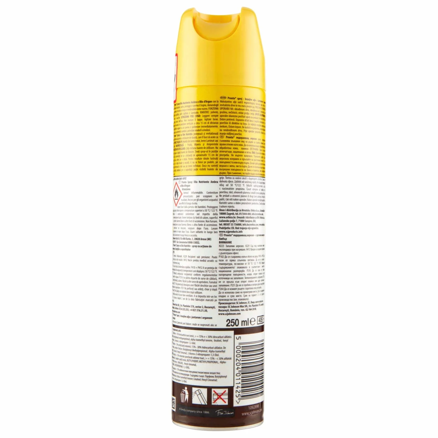 Pronto Spray Ravviva Ambra & Argan Środek Czyszczący 300 ml