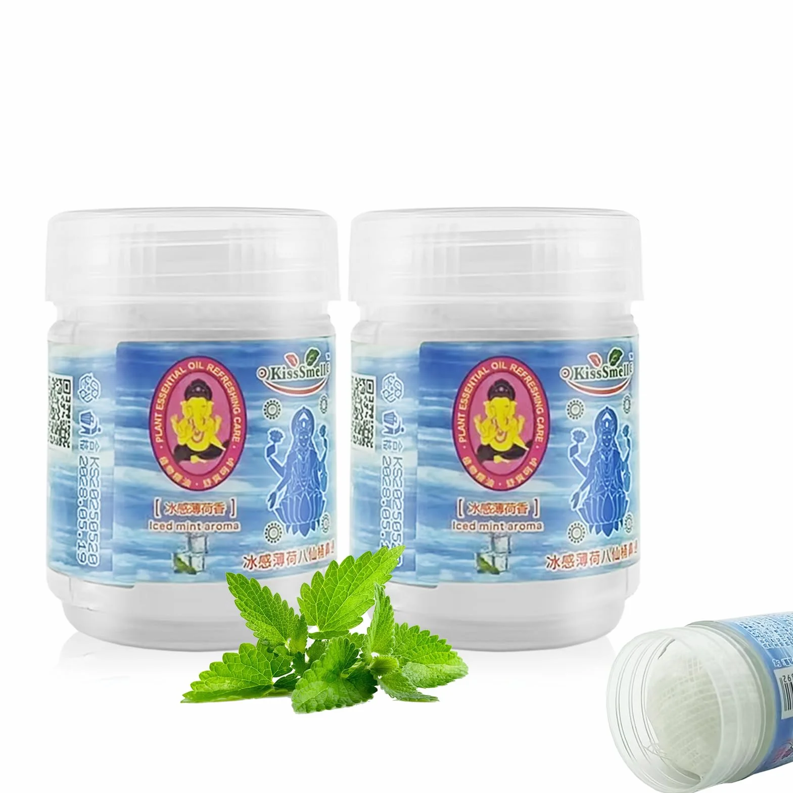 2 sztuki inhalatora aromatycznego, mieszanka tajskich ziół, zapach i odświeżenie, 100% naturalna