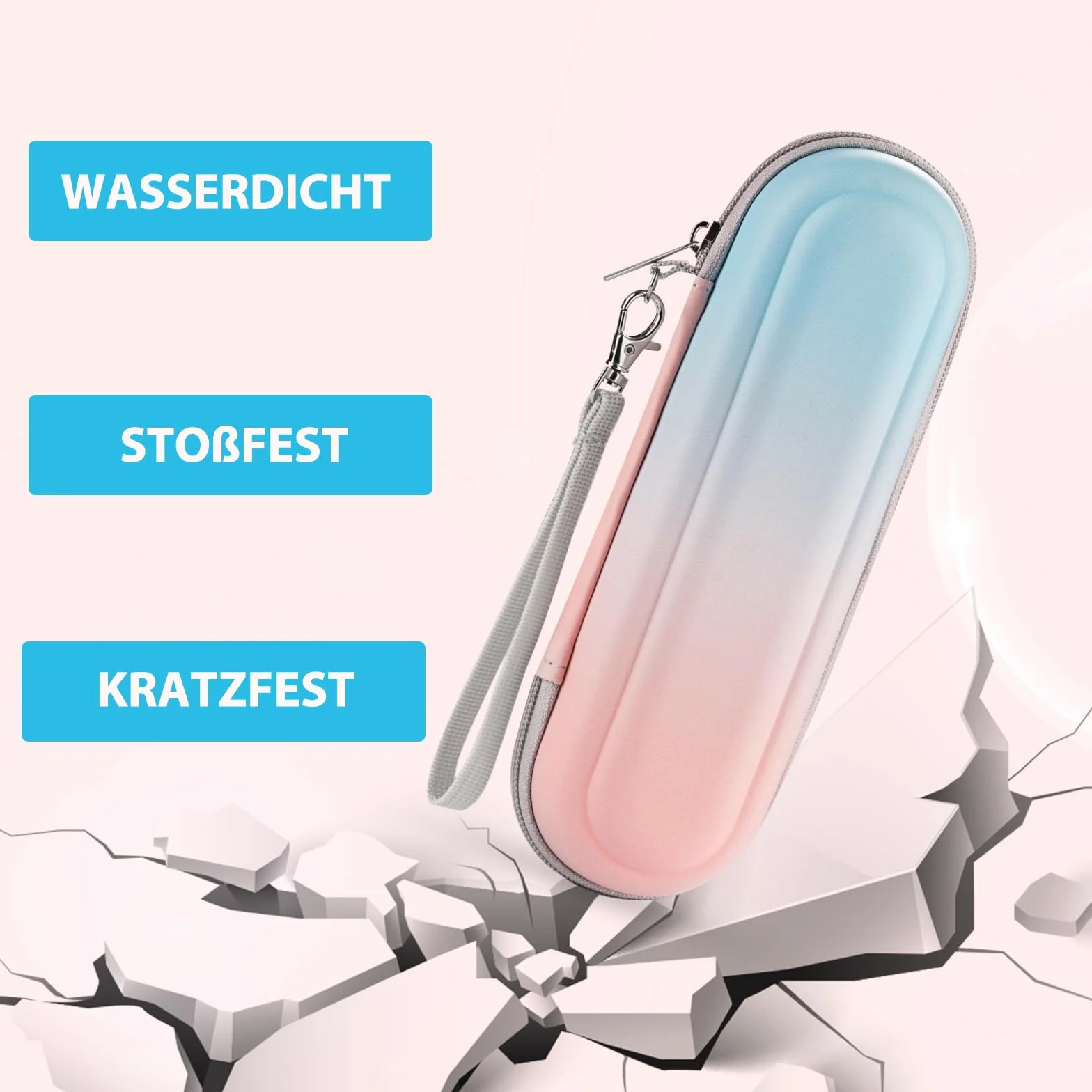 etui podróżne na szczoteczki do zębów Oral-B/Oral-B Pro/Philips Sonicare, przenośna twardoziarna torba podróżna