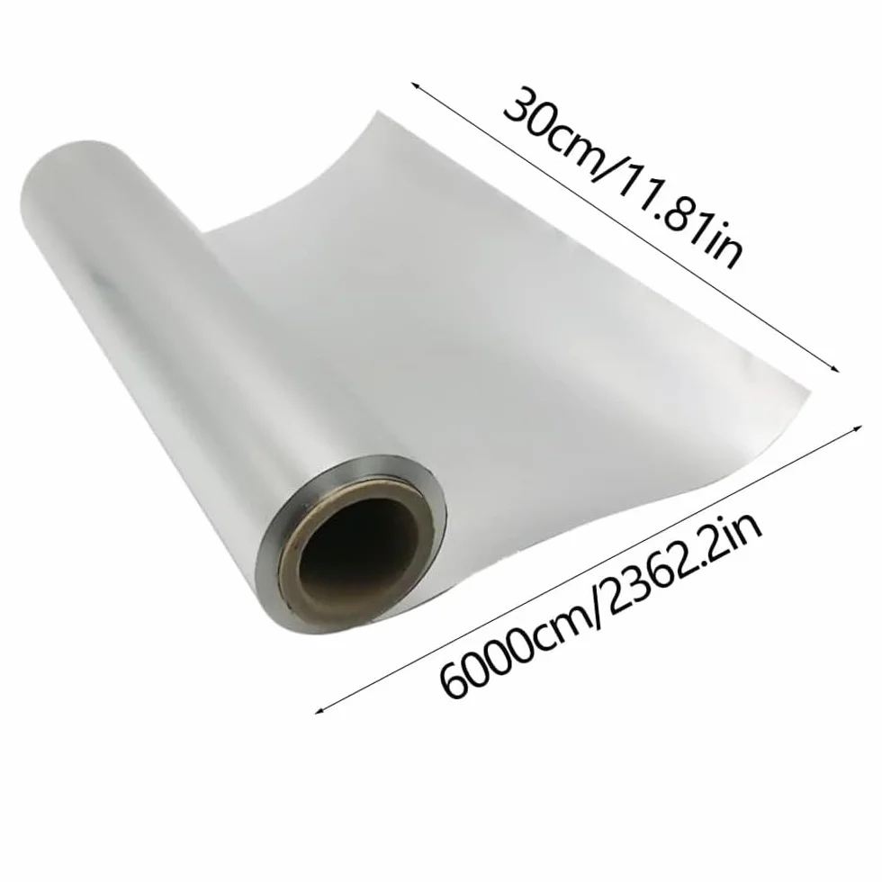 Folia aluminiowa do grilla 60 m x 30 cm catering roll