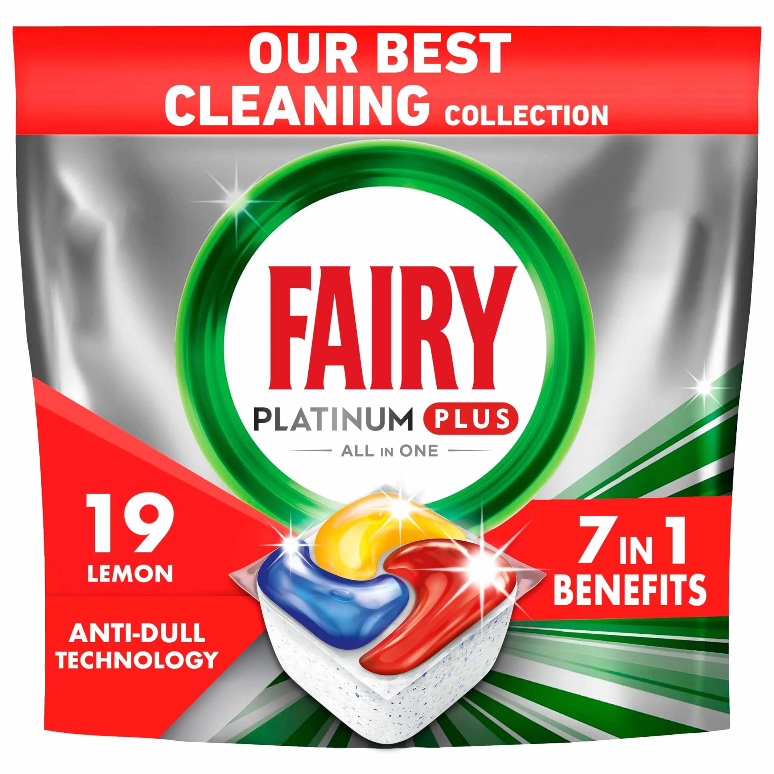 Fairy Platinum Plus Tabletki do zmywarki All in One Cytryna 114 tabletek