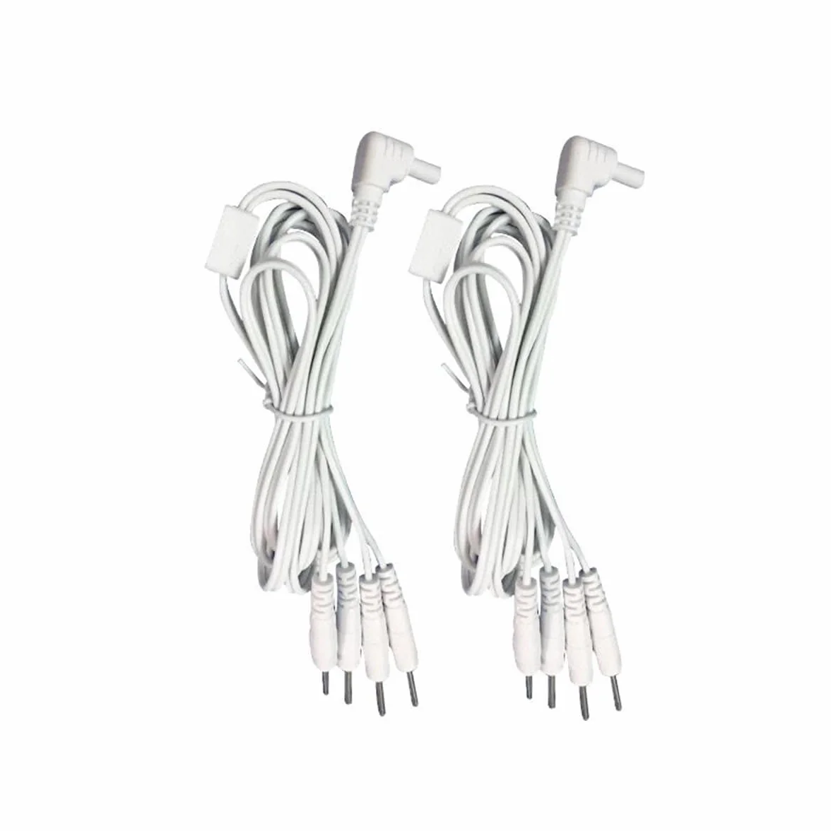Kabel TENS, 2,35 mm, kabel elektrodowy, urządzenie TENS, kabel zastępczy, kabel połączeniowy do jednostki TENS, urządzenie fizjoterapeutyczne, 2 sztuki