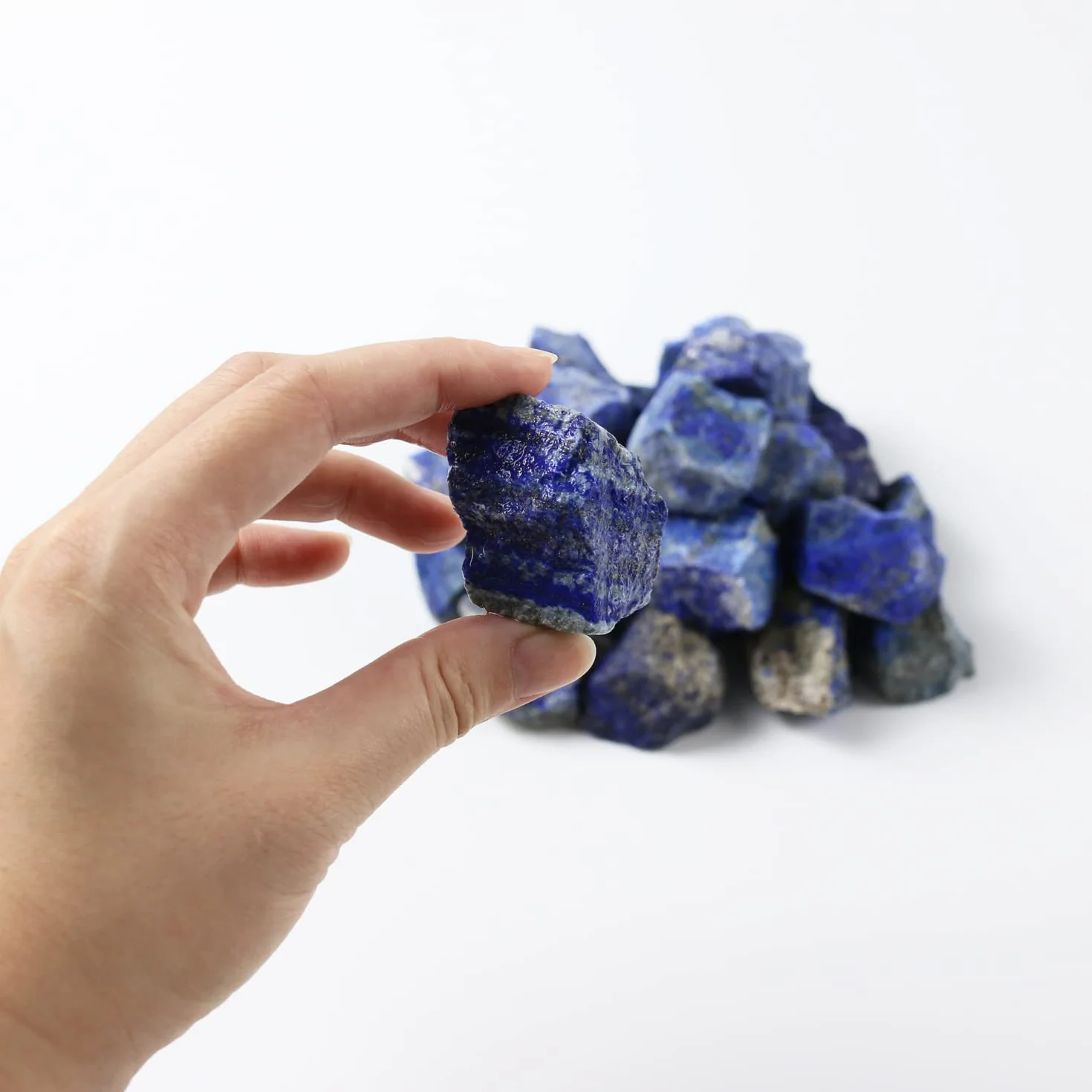 Kryształ Lapis Lazuli 1LB Surowe Kryształy Kamienie Uzdrawiające